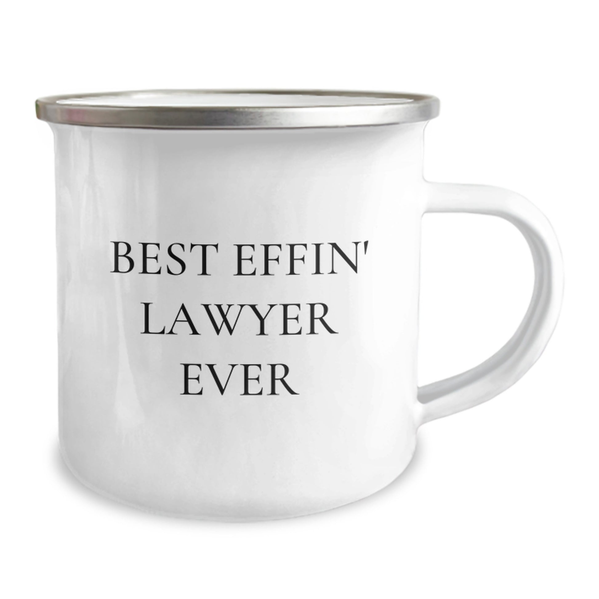 Funny Lawyer Gifts for Men - Best Effin' Lawyer Ever Camping Mug, Christmas Unique Gifts from Friends - Image 2