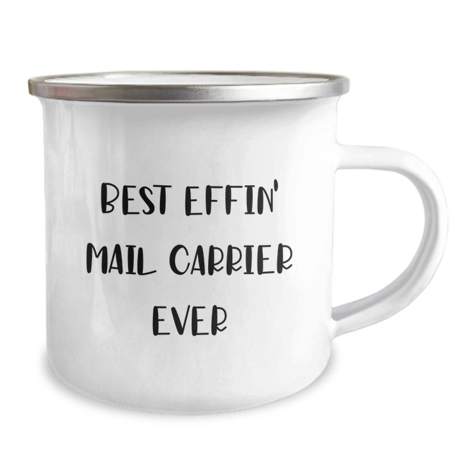 Funny Mail Carrier Gifts from Friends, Best Effin' Mail Carrier Ever, Camping Mug for Her, Him, or Coworkers on Birthday - Image 2