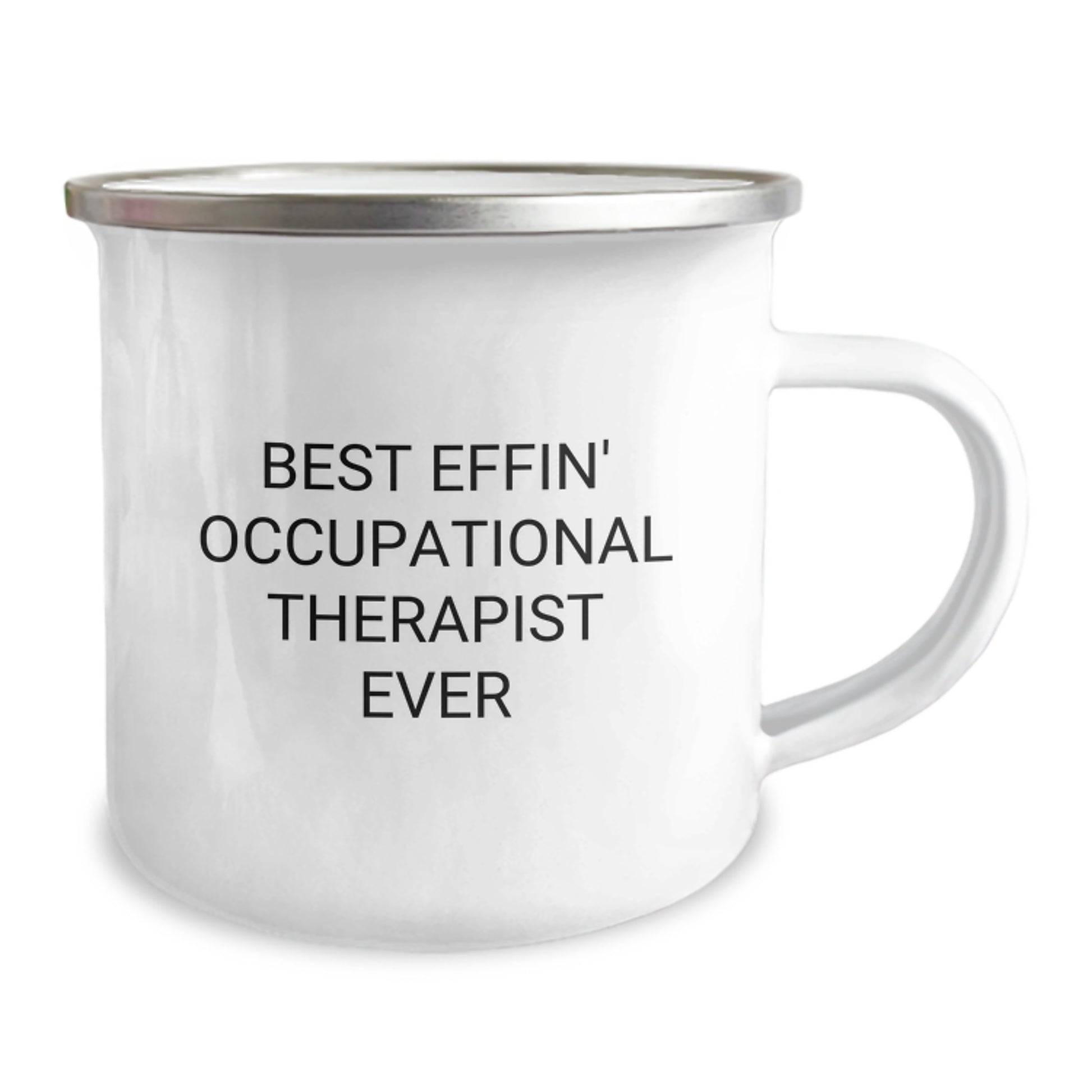 Occupational Therapist Gifts Unique - 'Best Effin' Camping Mug for Occupational Therapist Men - Funny Occupational Therapist Christmas Unique Gifts for Occupational Therapist by Friends - Image 2