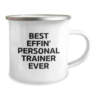 Load image into Gallery viewer, Funny Personal Trainer Gifts from Men to Friends, Best Effin&#39; Camping Mug for Christmas Unique Gifts, Perfect for Personal Trainer Enthusiasts - Image 2
