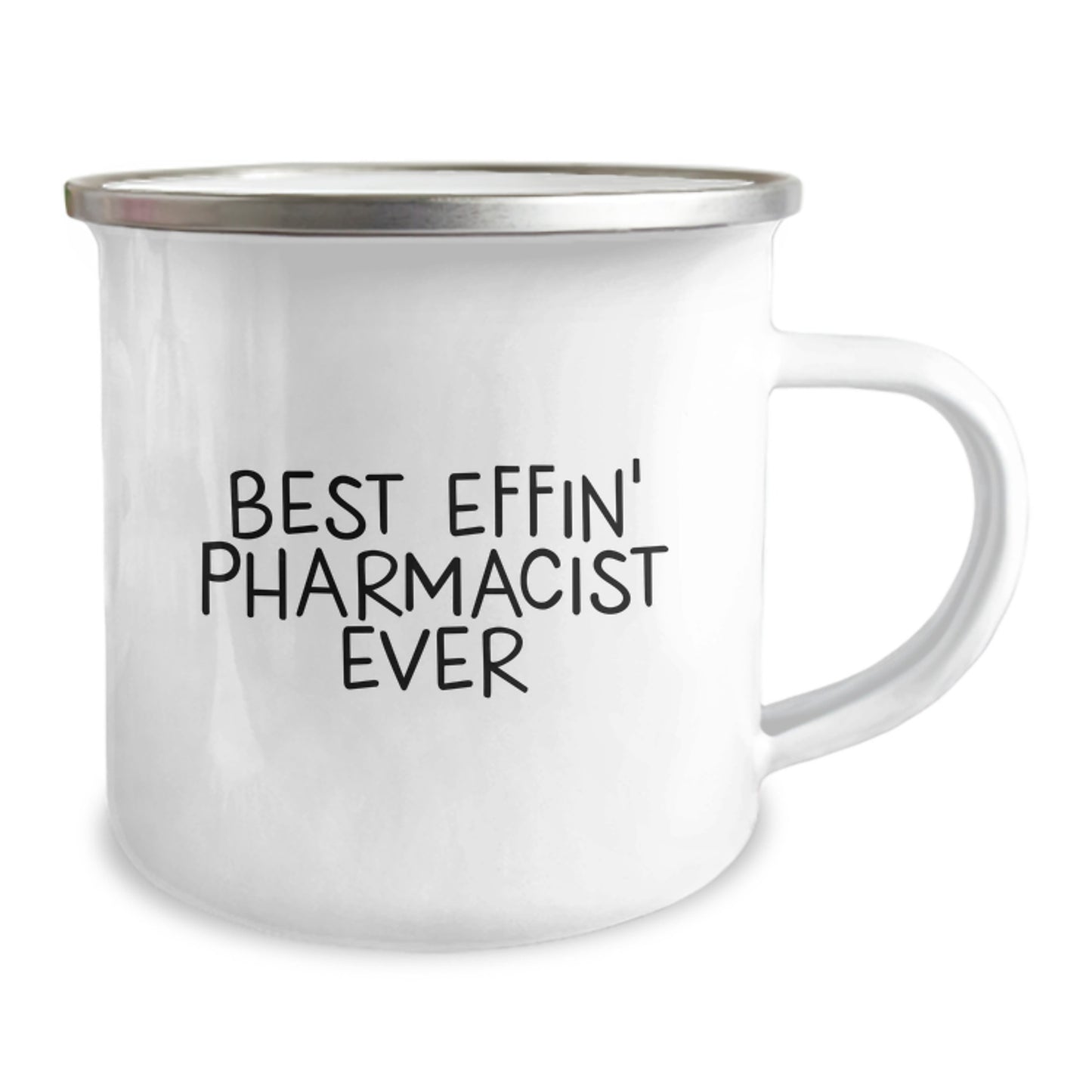Gifts from Friends, Fun Camping Mug for Pharmacist, Best Effin' Pharmacist Ever - Image 2