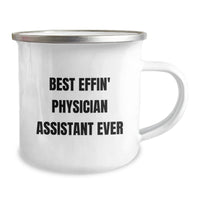 Load image into Gallery viewer, Funny Physician Assistant Gifts from Friends, Best Effin' Physician Assistant Ever Camping Mug, Perfect for Physician Assistant Men, Unique Christmas Unique Gifts for Physician Assistant Women - Image 2
