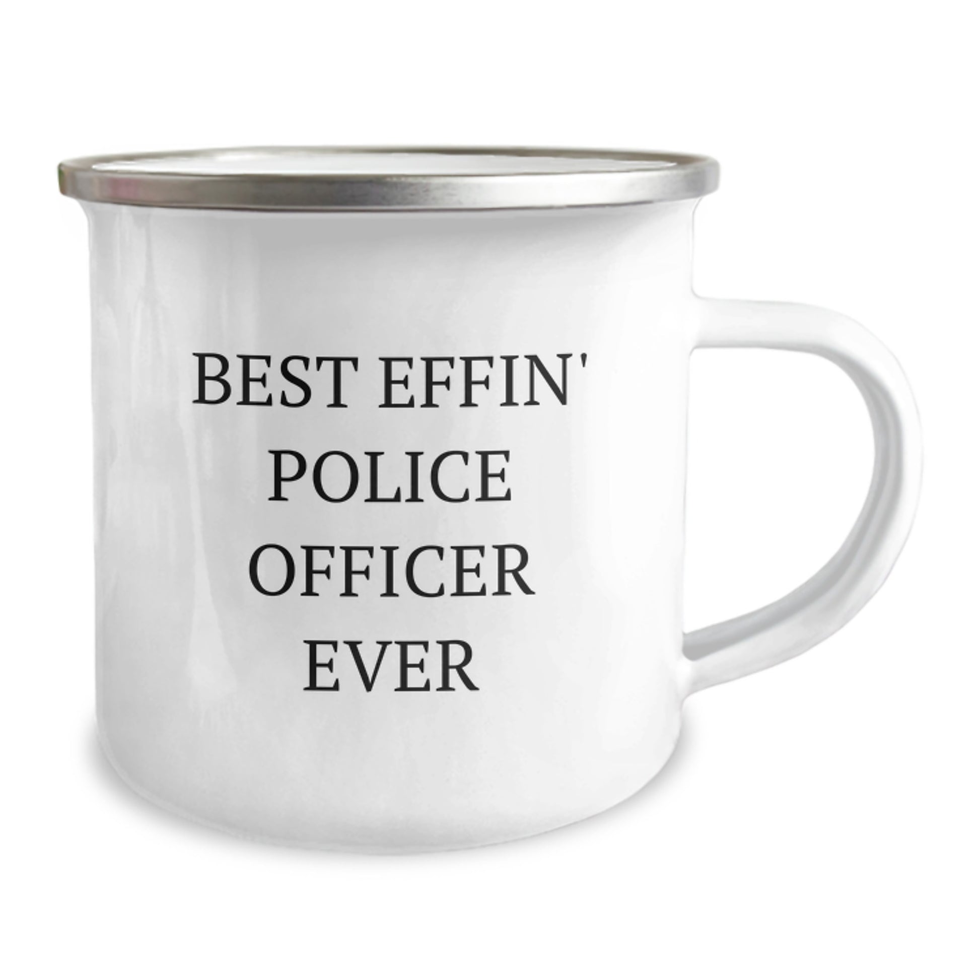 Funny Police Officer Gifts for Men Unique Camping Mug Best Effin' Christmas Memorable Present - Image 2
