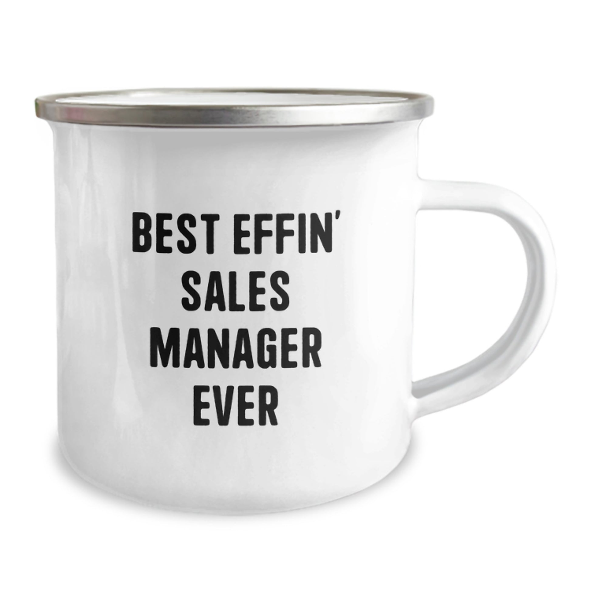 Funny Gifts for Sales Manager, Best Effin' Sales Manager Ever Camping Mug for Men, Unique Christmas Unique Gifts for Coworkers, Funny Office Mugs - Image 2