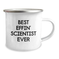 Load image into Gallery viewer, Funny Scientist Gifts for Men - Best Effin&#39; Scientist Ever Camping Mug, Unique Christmas Memorable Presents from Family and Friends - Image 2
