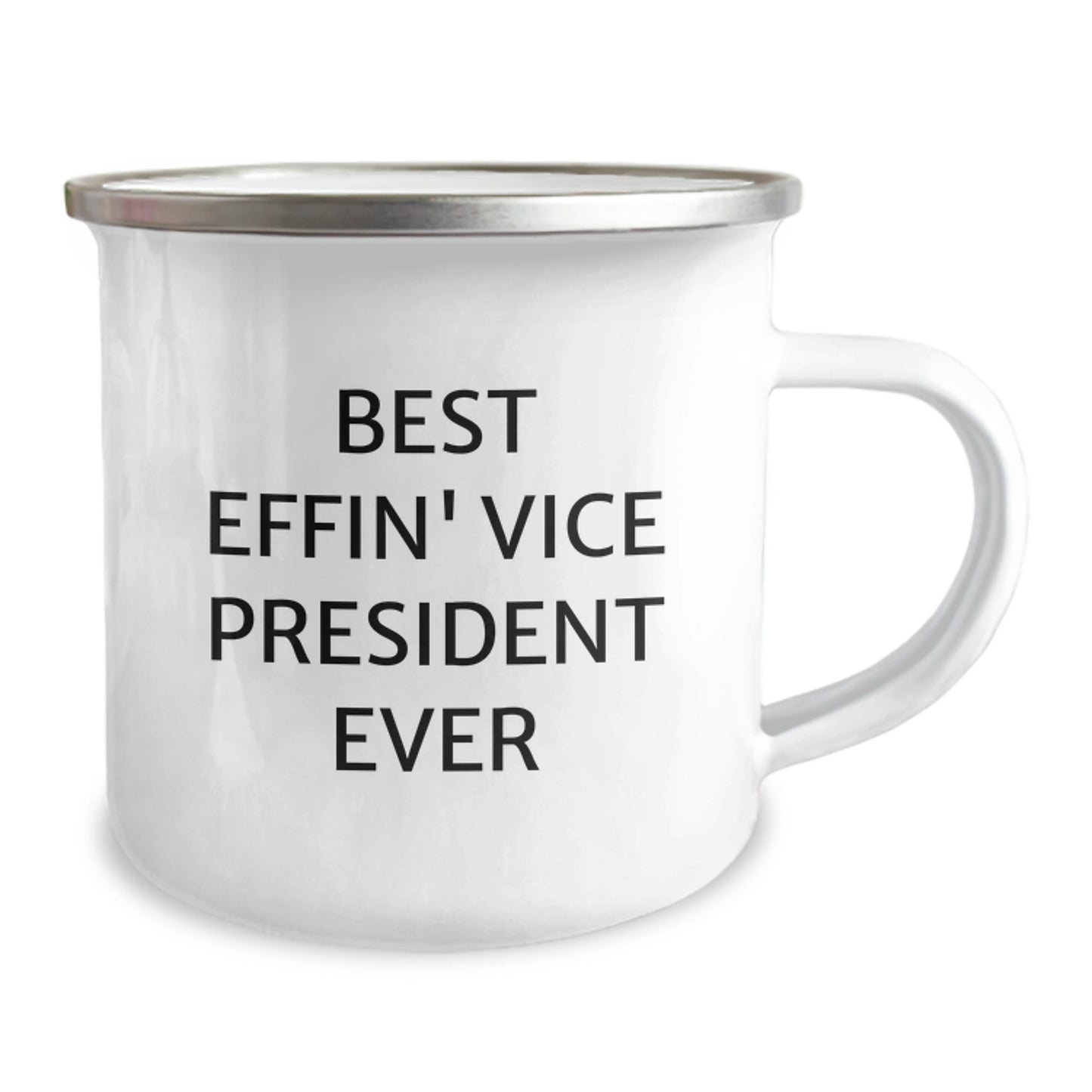 Funny Vice President Gifts for Men Camping Mug - Best Effin' Vice President Ever, Unique Gifts from Family for Vice President Friends - Image 2
