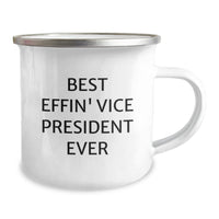 Load image into Gallery viewer, Funny Vice President Gifts for Men Camping Mug - Best Effin&#39; Vice President Ever, Unique Gifts from Family for Vice President Friends - Image 2
