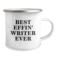Load image into Gallery viewer, Funny Best Effin Writer Ever Writer Gifts for Men, Unique Christmas Unique Gifts from Friends for Writer, Camping Mug Stainless Steel - Image 2
