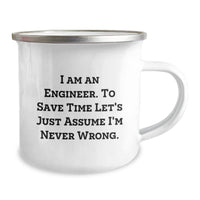 Load image into Gallery viewer, Funny Engineer Christmas Unique Gift for Him - Gifts from Men - Engineer Camping Mug - I Am An Engineer Mug - Image 2
