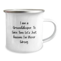 Load image into Gallery viewer, Funny groundskeeper Camping Mug Gifts from Friends for groundskeeper Christmas Unique Gifts - Image 2
