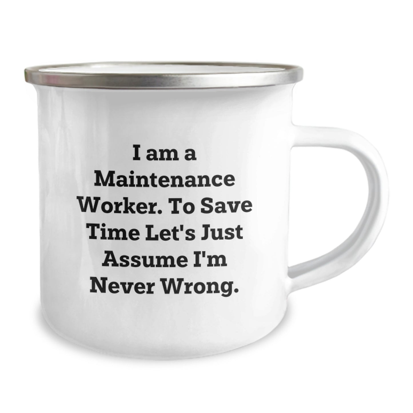 Funny Maintenance Worker Gift, for Him, from Friends, Unique Camping Mug - Image 2