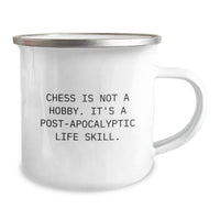 Load image into Gallery viewer, Funny Chess Gifts for Men Friends Coworkers - Camping Mug with Inspirational Quote - Gifts from Family, Birthday Unique - Image 2
