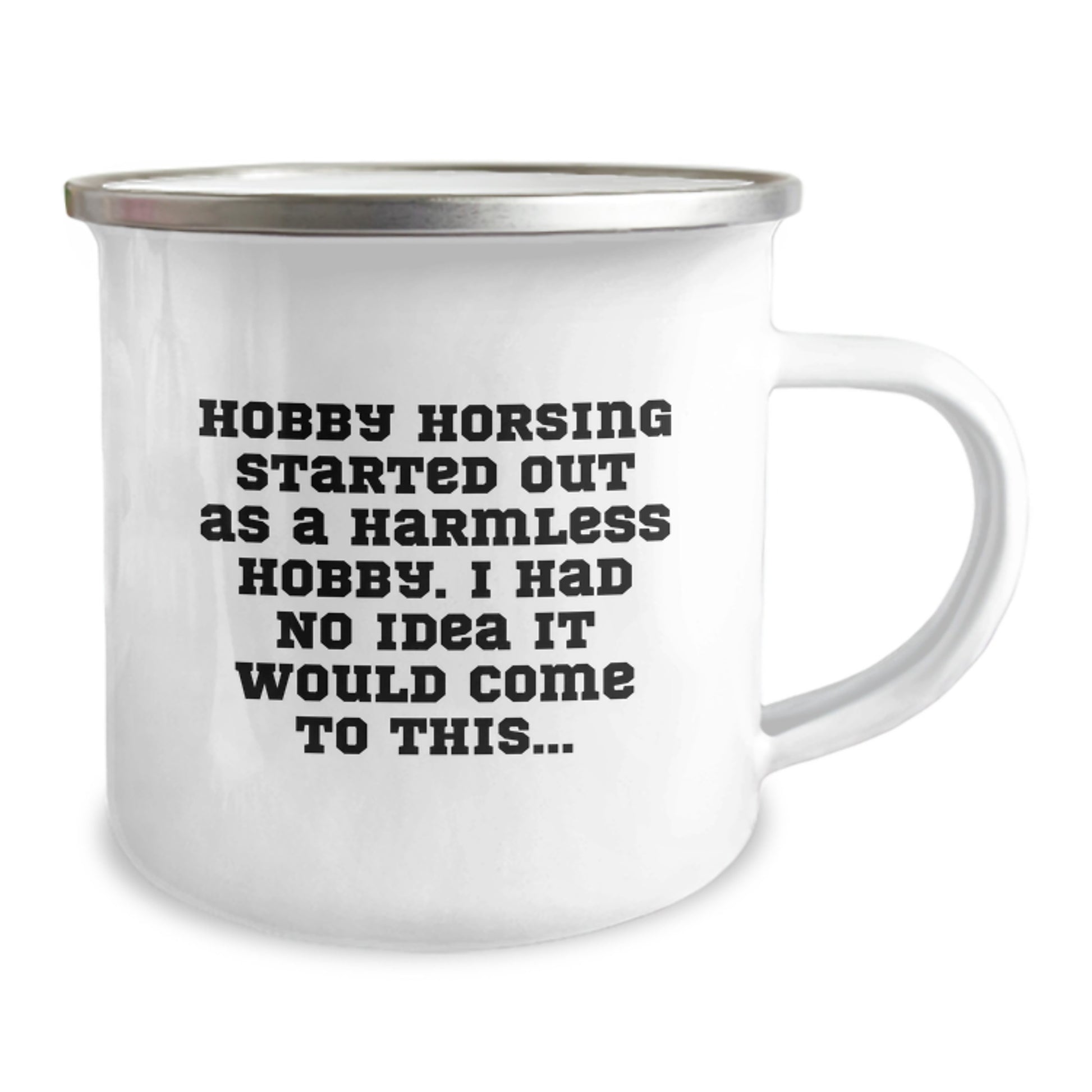Funny Hobby Horsing Gifts from Friends, Unique Christmas Unique Gifts for Hobby Horsing Enthusiasts, Durable Camping Mug - Image 2