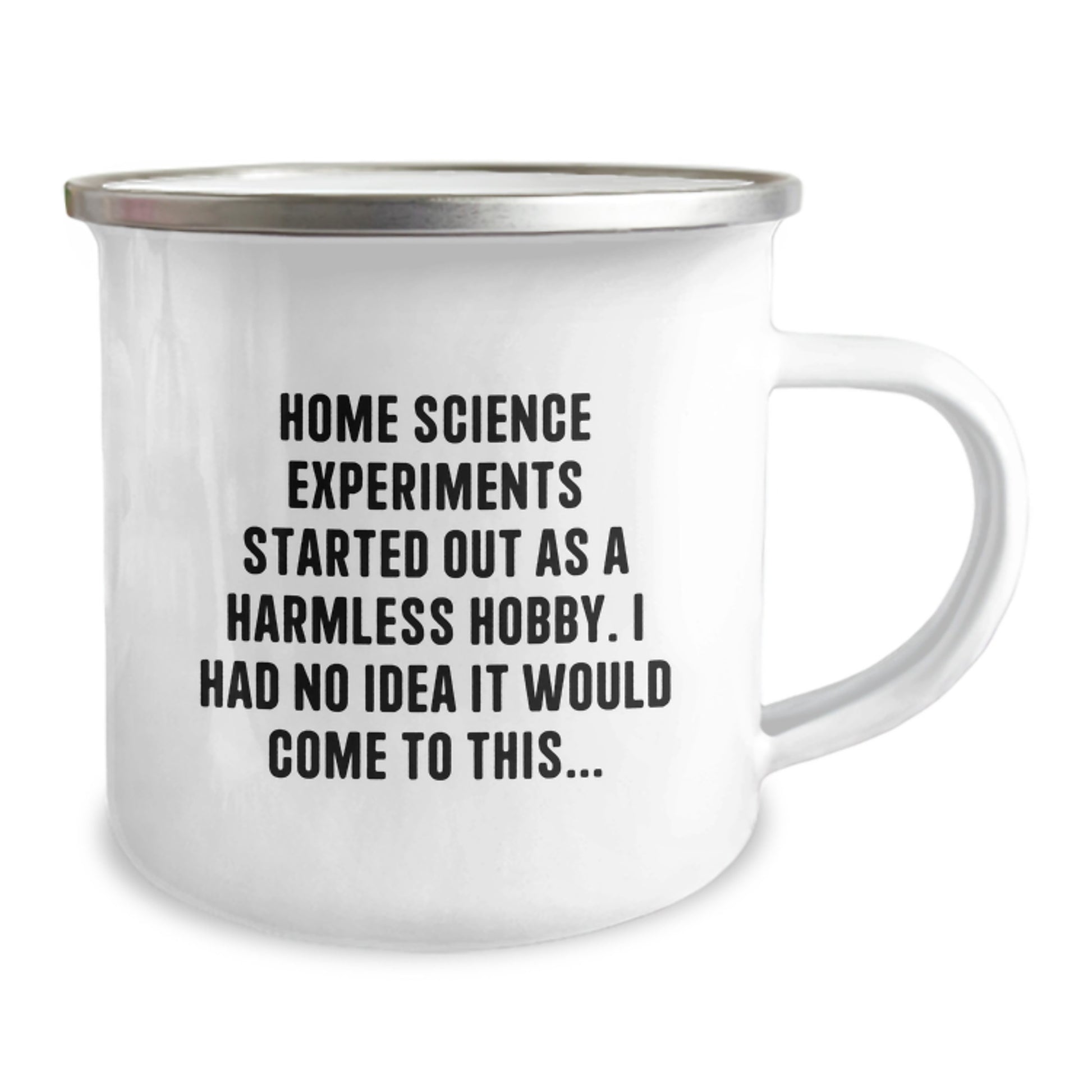 Funny Camping Mug for Home Science Experiments Enthusiast Gifts from Family on Birthday - Image 2