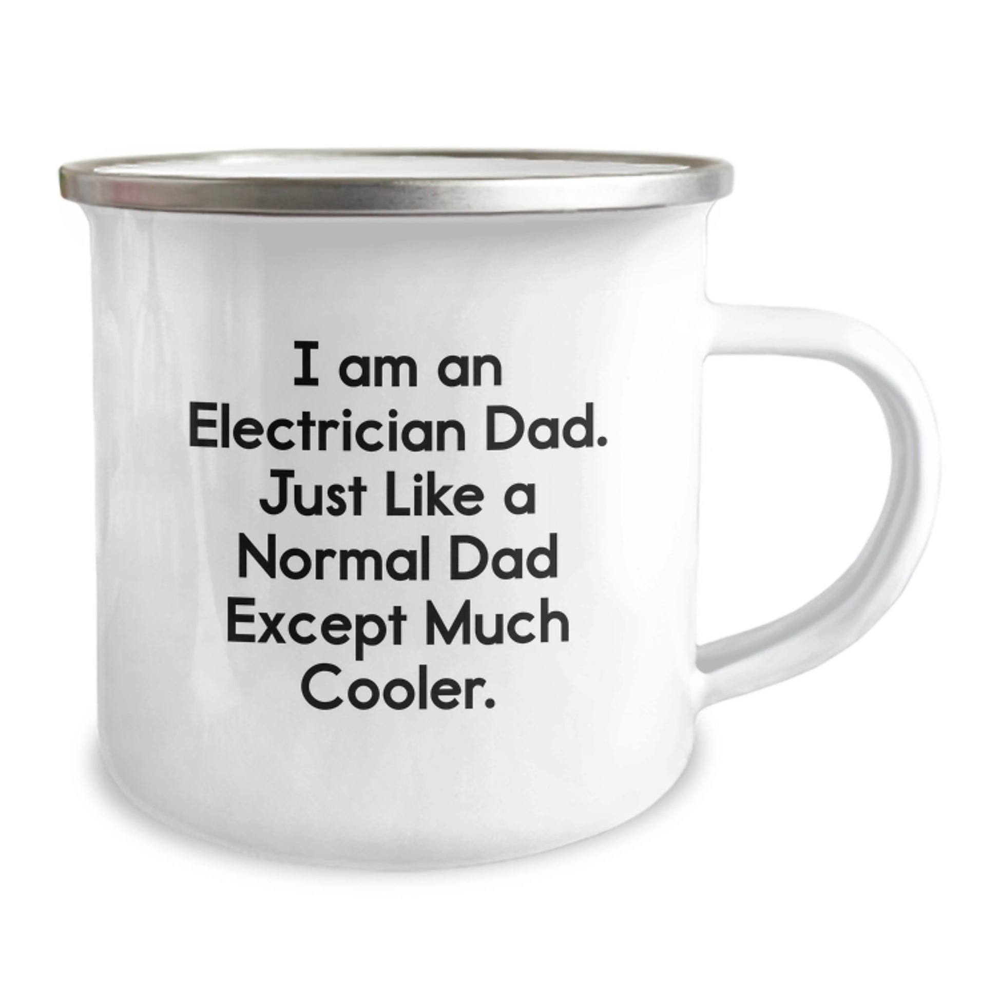 Funny Electrician Gifts from Dad, Electrician Dad Camping Mug for Electrician Graduation Unique Gifts, Gifts from Men, Gifts for Electrician - Image 2