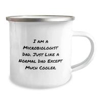 Load image into Gallery viewer, Funny Microbiologist Dad Camping Mug Gifts from Family, Unique Christmas Unique Gifts for Microbiologist Men - Image 2

