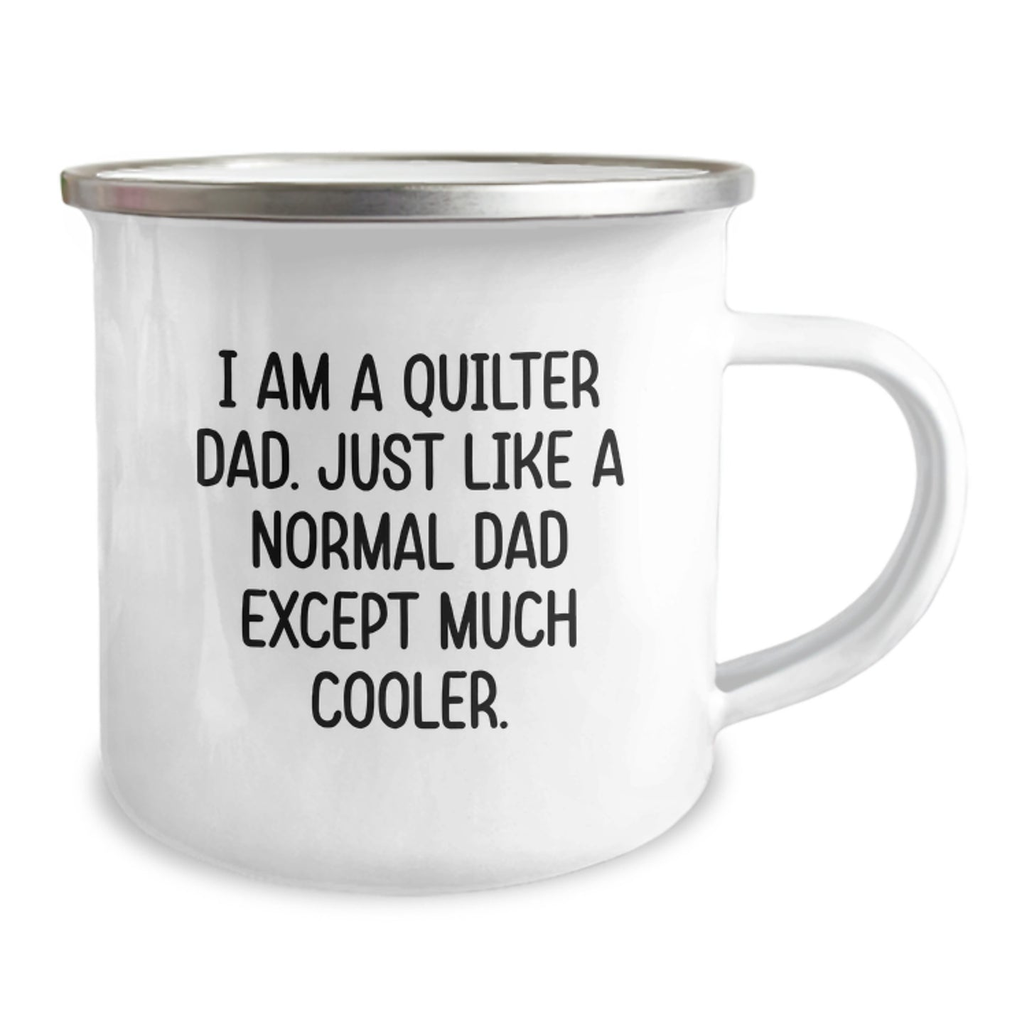 Quilter Dad Camping Mug Gifts for Valentines Day, Funny Quilter Gifts, Best Camping Mug for Dad, Unique Gifts from Friends to Family, Ideal Gift for the Quilter in Your Life - Image 2