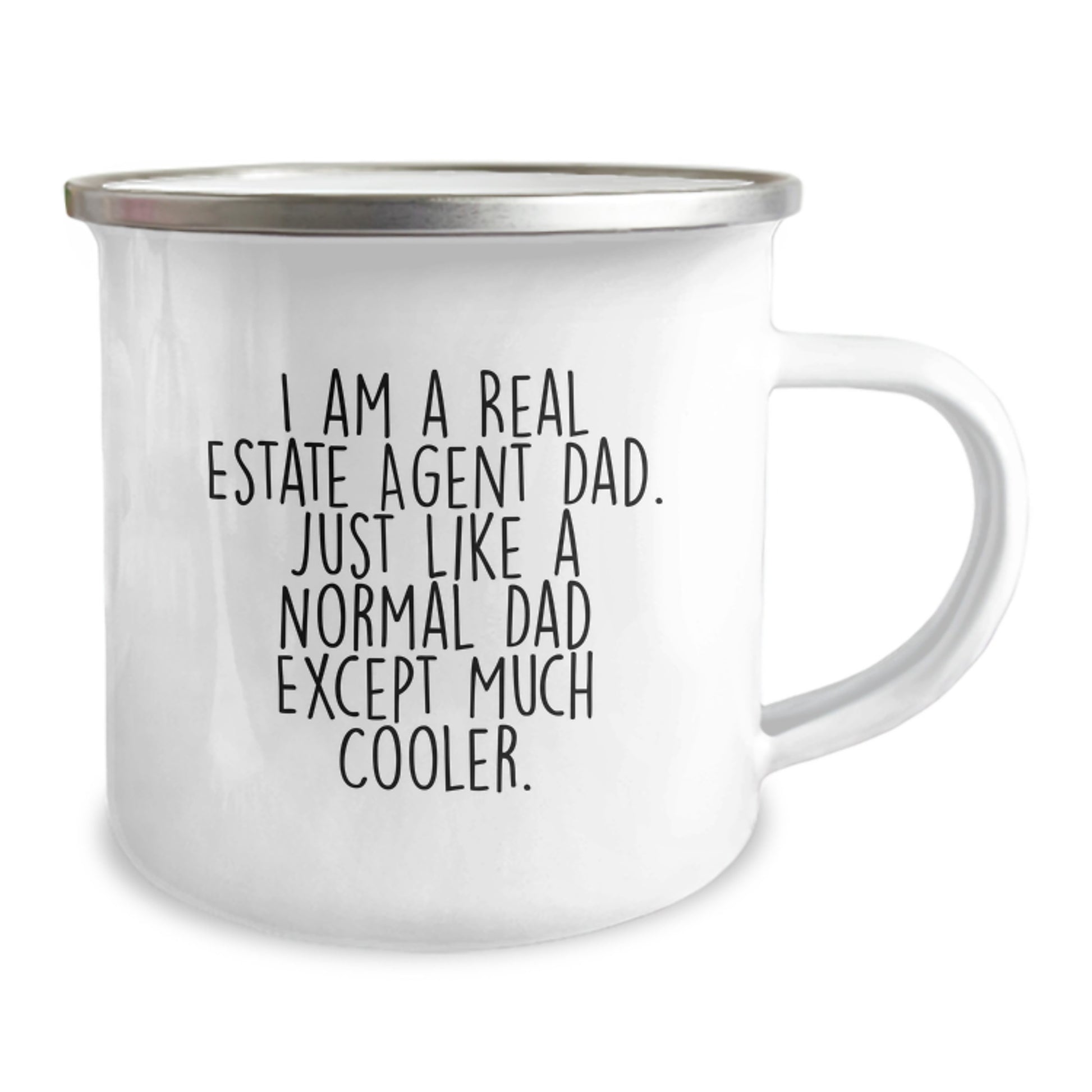 Real Estate Agent Dad Funny Camping Mug Gifts for Dad Real Estate Agent Christmas Unique Gifts - Image 2