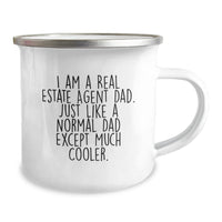 Load image into Gallery viewer, Real Estate Agent Dad Funny Camping Mug Gifts for Dad Real Estate Agent Christmas Unique Gifts - Image 2
