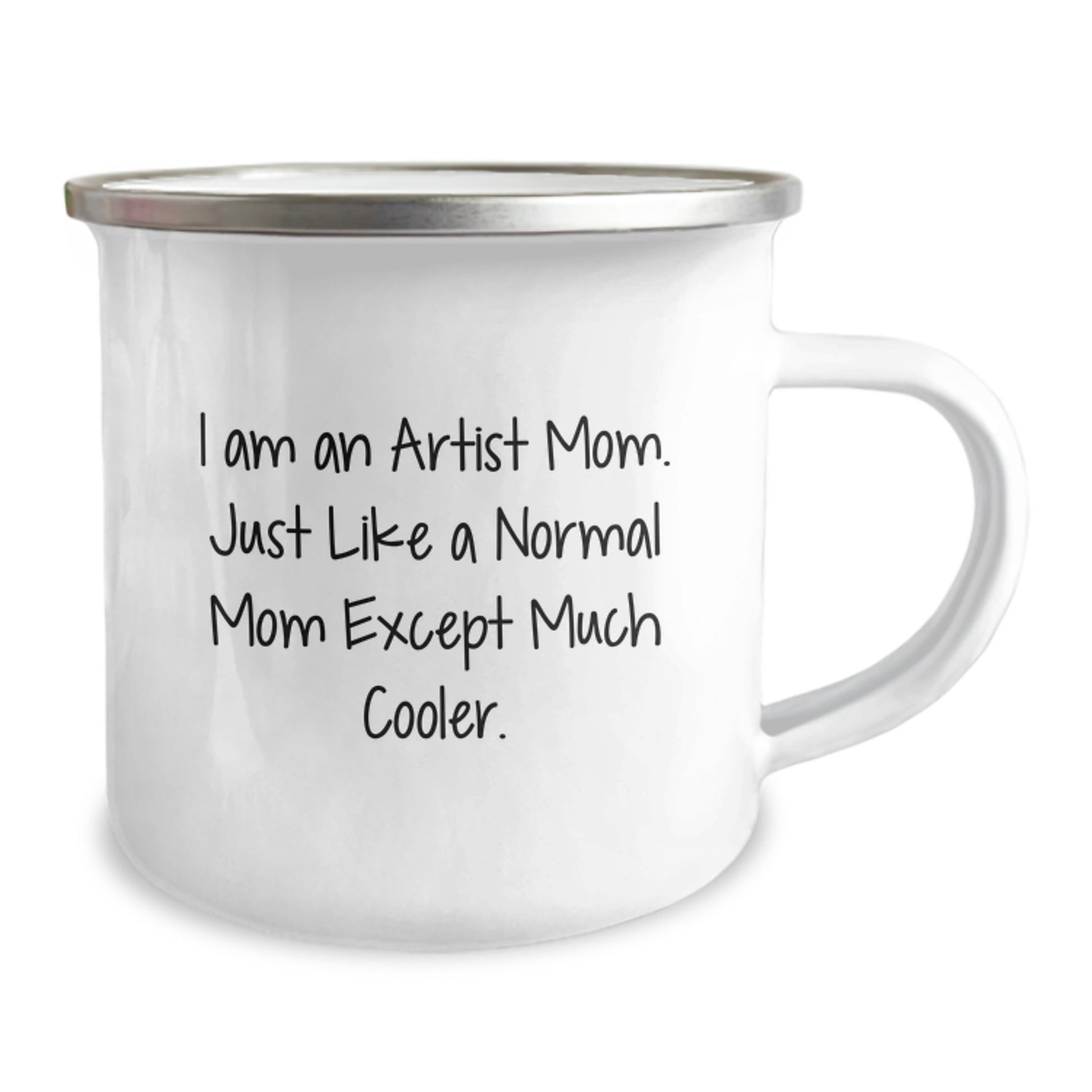 Unique Artist Gifts from Mom - Funny I Am An Artist Mom Camping Mug for Women Friends Family Valentine's Unique Gifts - Image 2