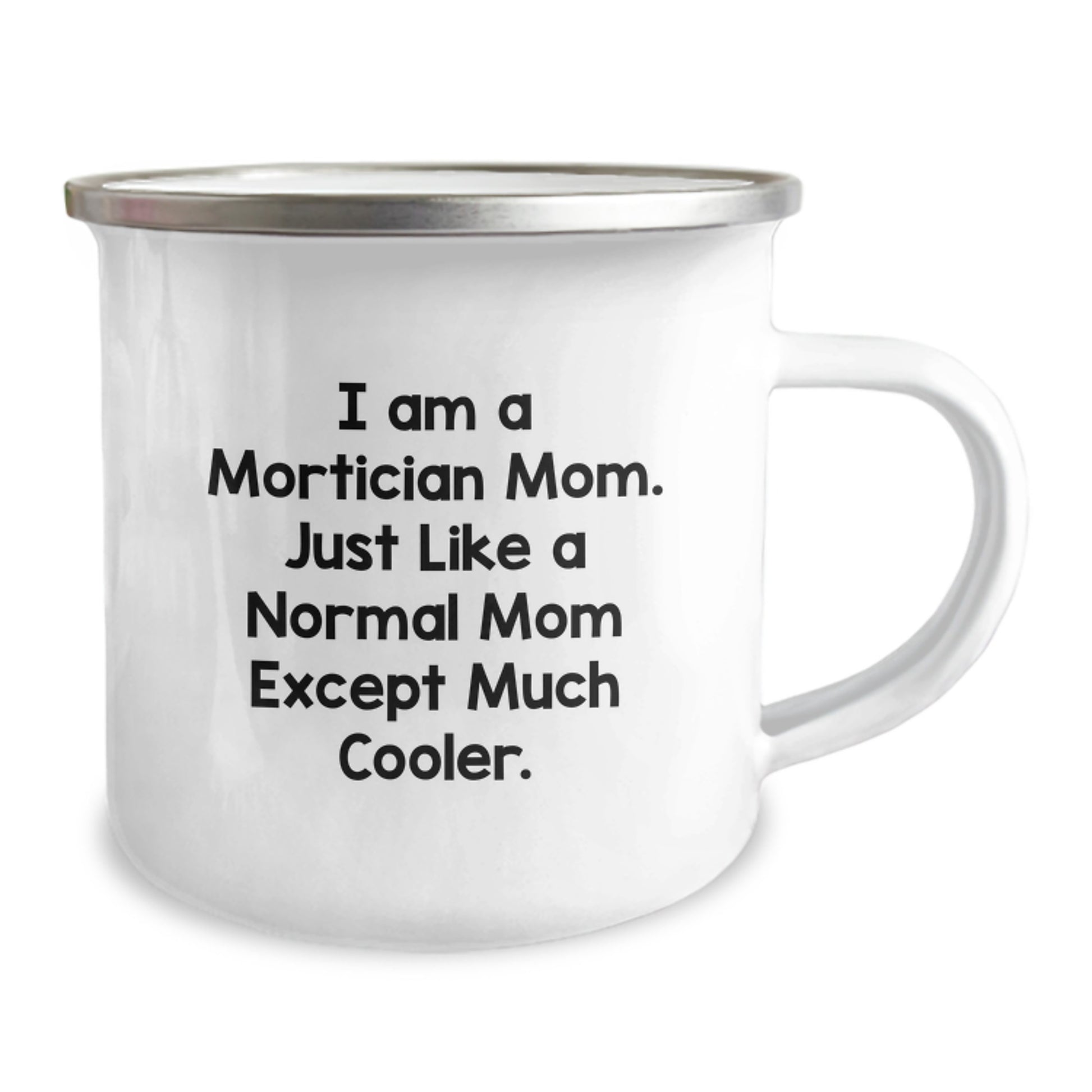 Funny Mortician Mom Gifts from Family, Unique Mortician Mom Camping Mug for Mortician Mother's Day Unique Gifts - Image 2