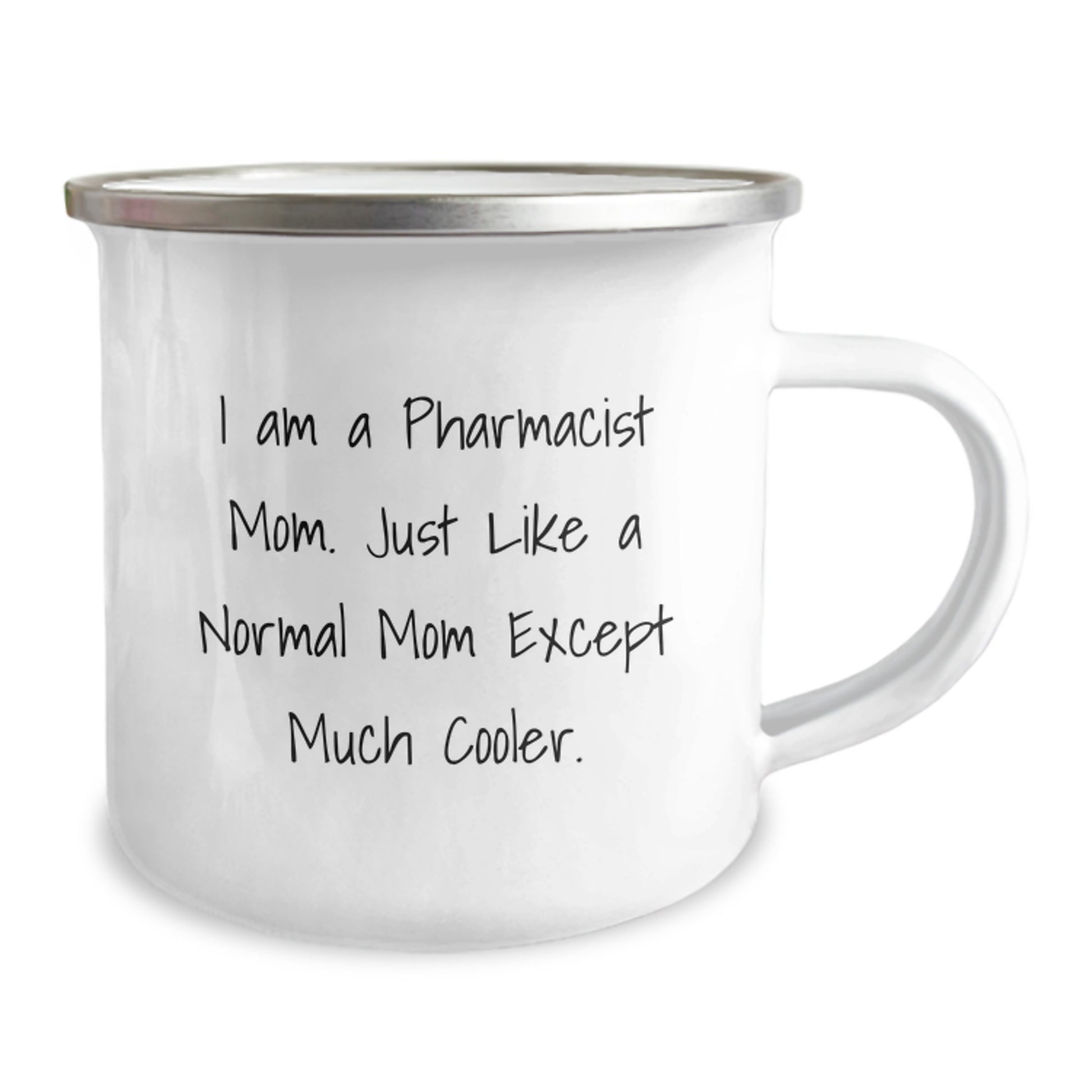 Funny Pharmacist Gifts from Friends, Unique Birthday Unique Gifts for Pharmacist Moms, Camping Mug with 'I Am A Pharmacist Mom' - Image 2