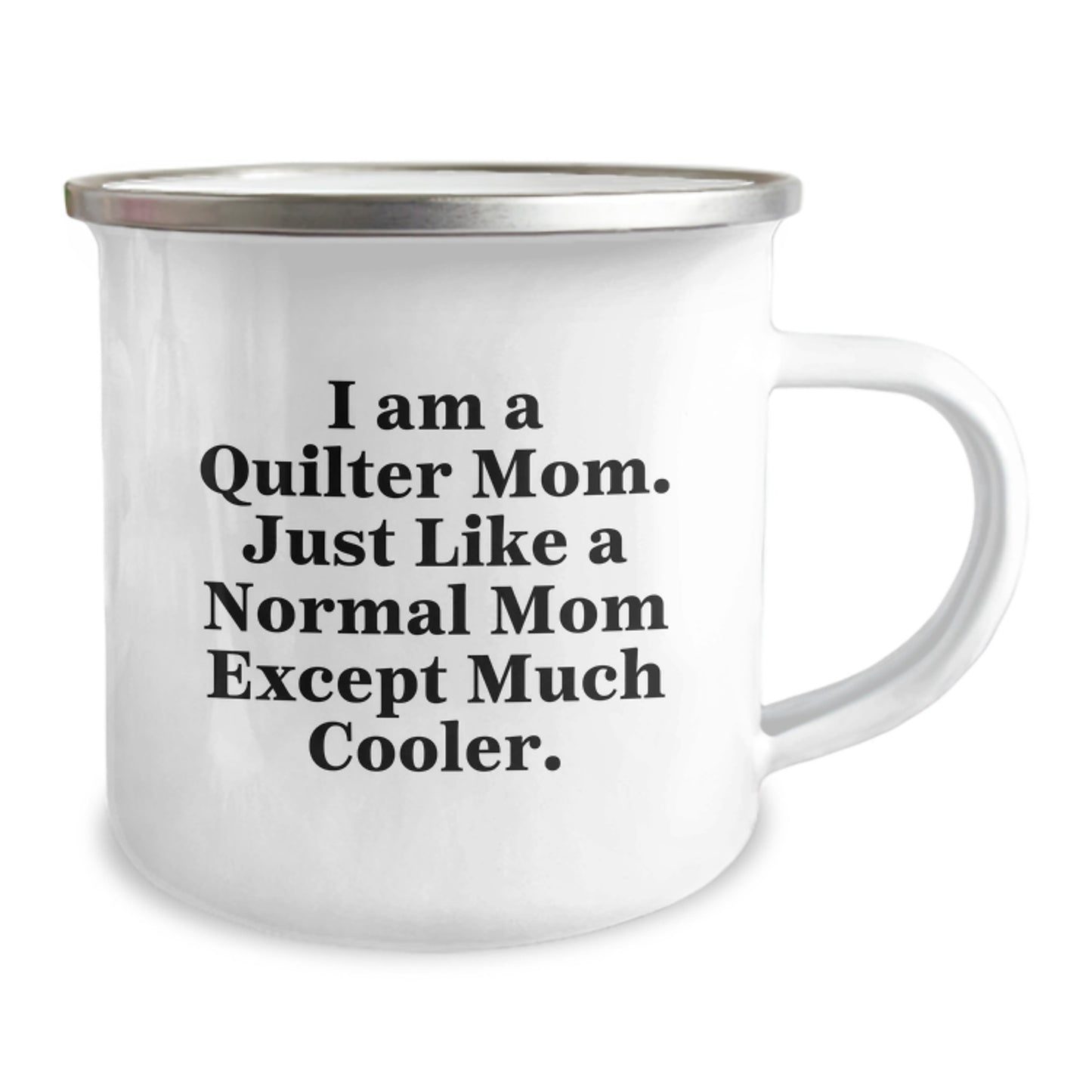 Gifts from Quilter Friends for Quilter Moms - Birthday Unique Gifts, Camping Mug, Quilter Quote - Image 2