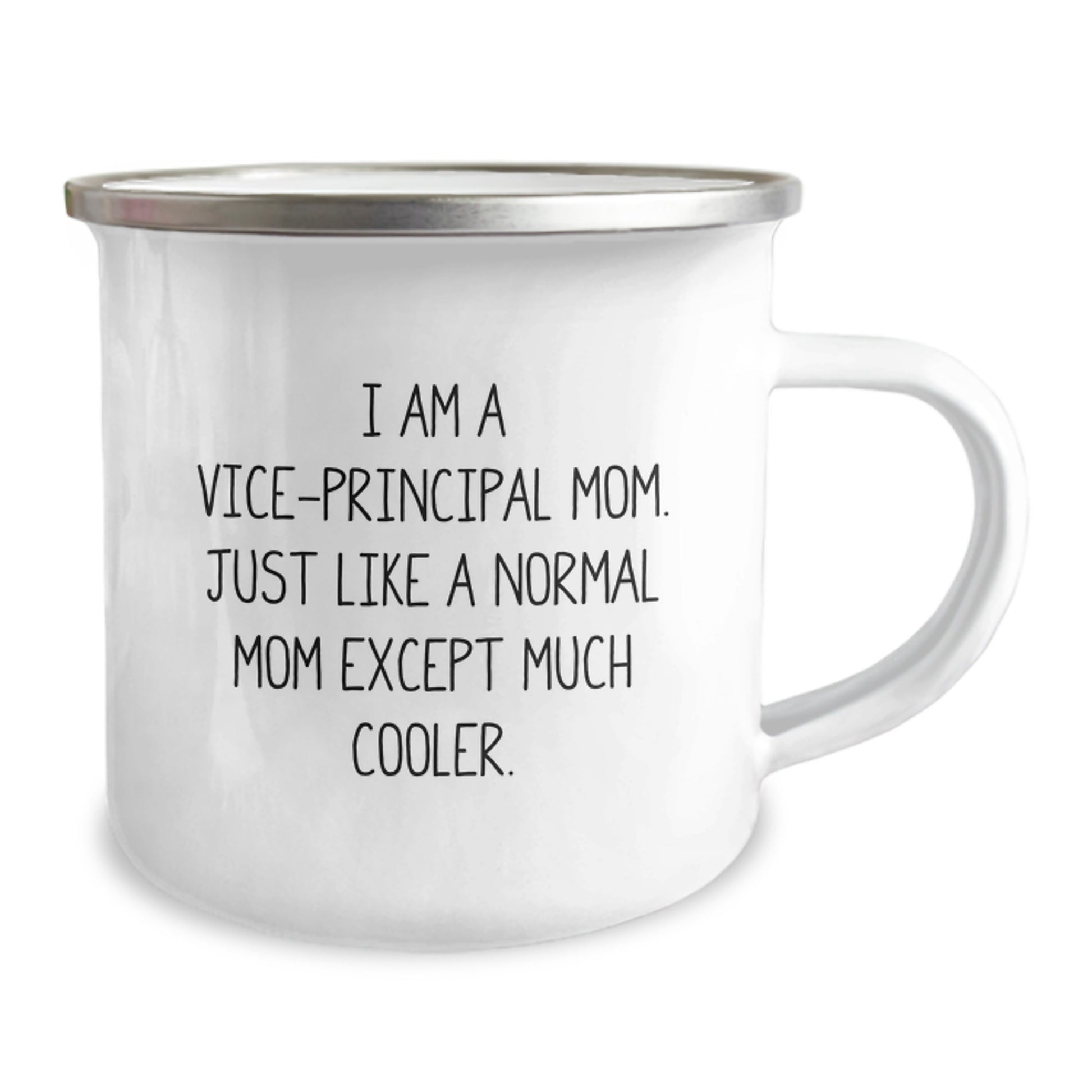 Funny Vice-Principal Mom Gifts from Family - Camping Mug, I Am A Vice-Principal Mom Except Much Cooler, Unique Mother's Day Unique Gifts for Vice-Principal - Image 2