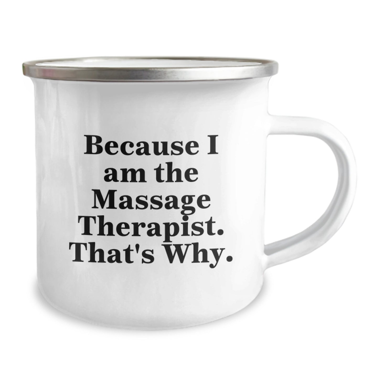Funny Gifts from Friends to Massage Therapist Camping Mug - Unique Valentine's Unique Gifts for Men Women Family Coworkers - Image 2