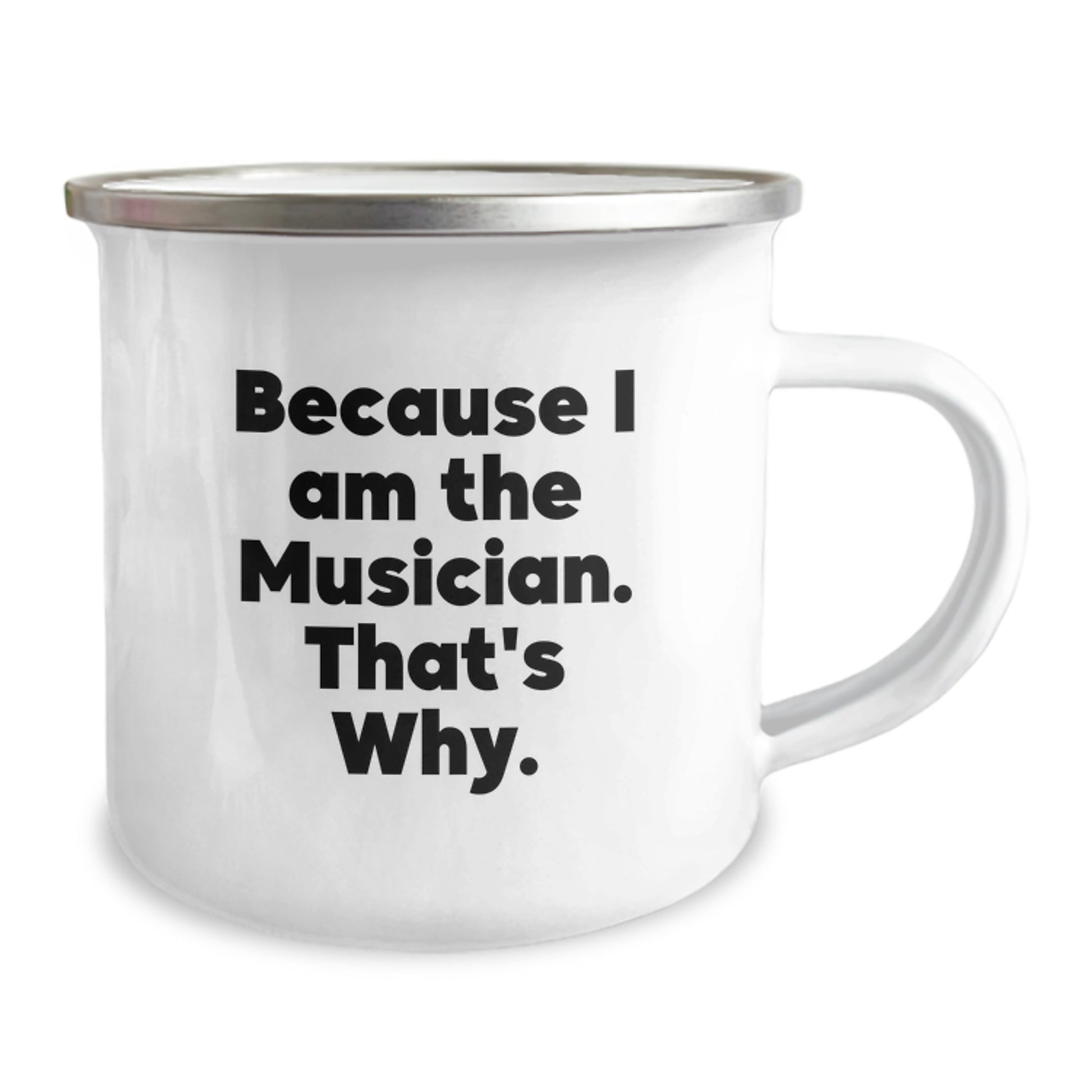 Funny Musician Gifts for Men, Because I Am The Musician Gifts from Family, Camping Mug for Musician Birthday Unique Gifts - Image 2