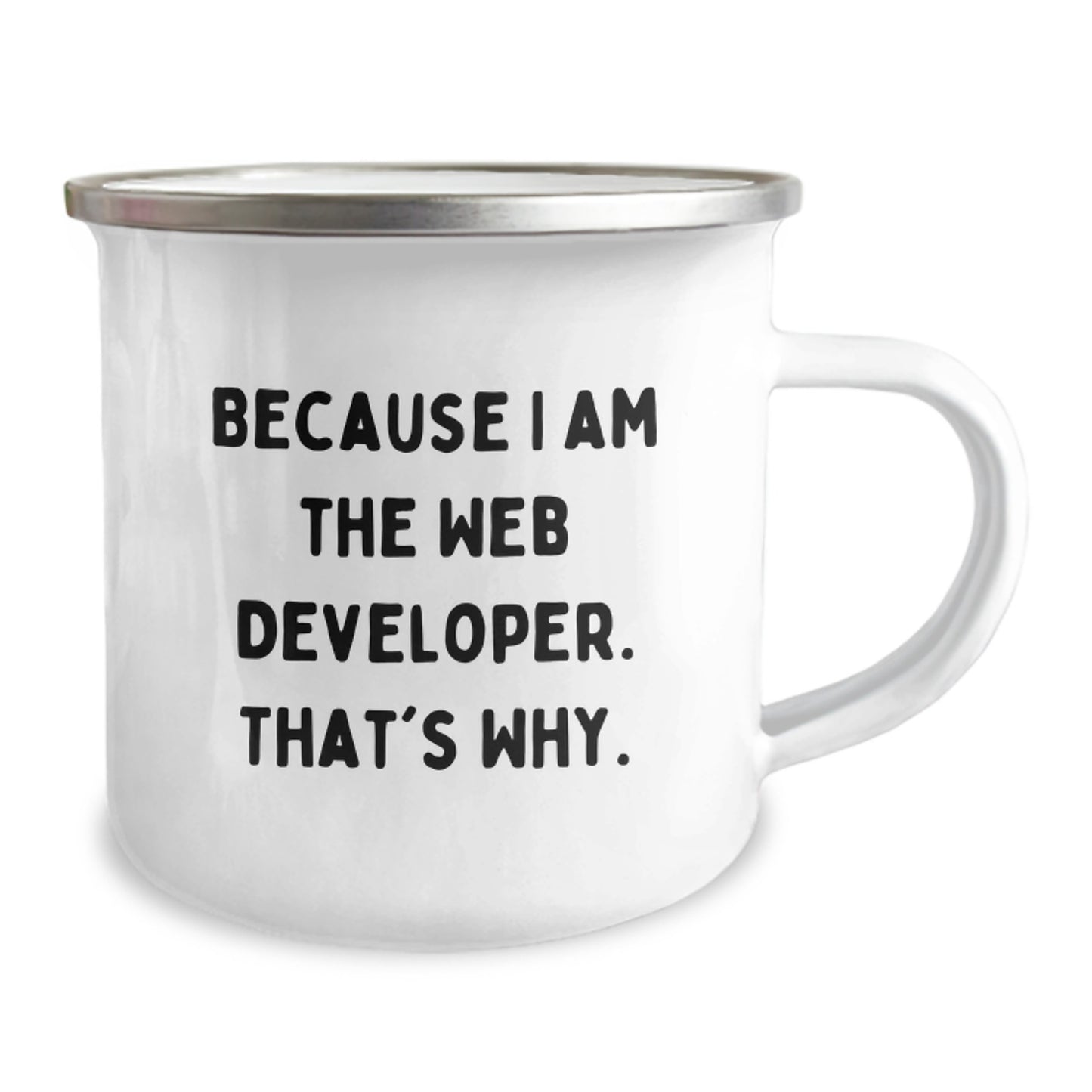Funny Web Developer Gifts from Men for Web Developer Friends on Valentine's Unique Camping Mugs - Image 2