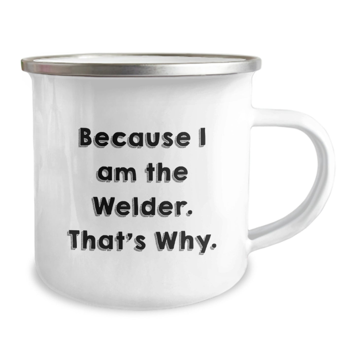 Funny Welder Gifts for Men, Unique Valentine's Unique Gifts from Friends to Fellow Welders, Camping Mug for Welders - Image 2
