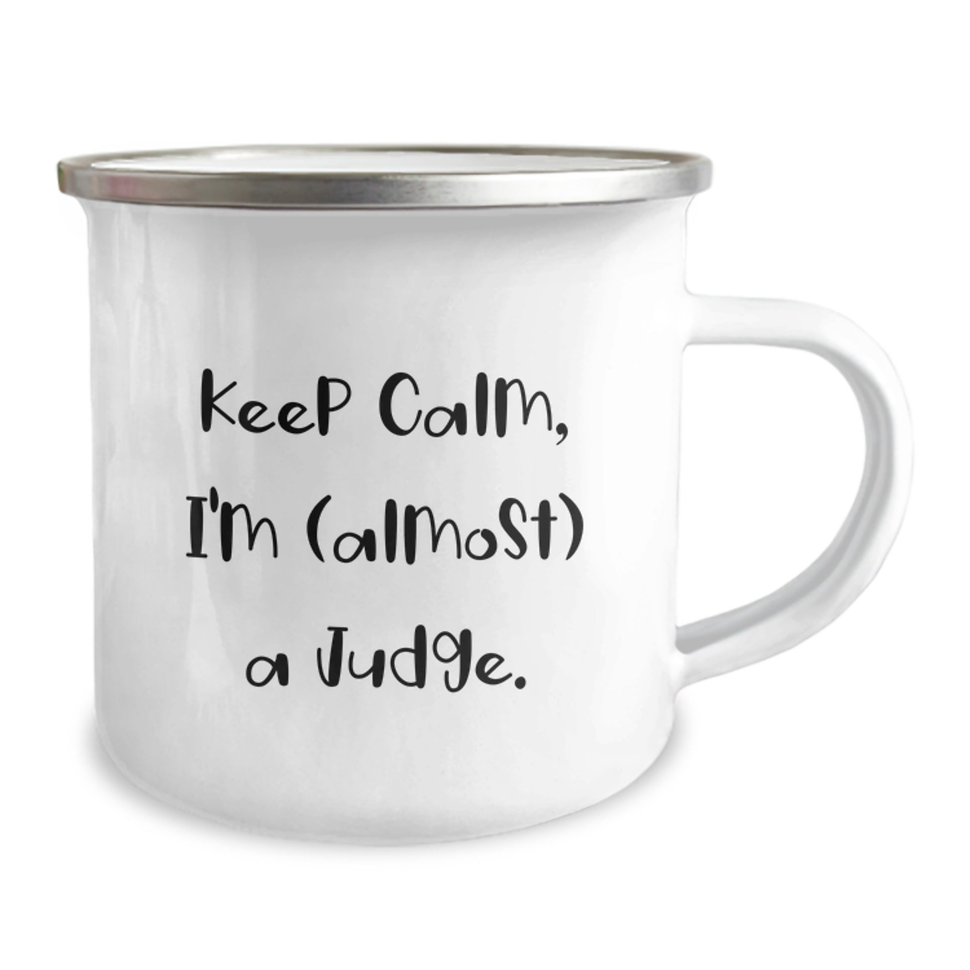 Funny Judge Gifts for Men - Keep Calm I'm Almost A Judge Camping Mug, Birthday Unique Gifts from Friends - Image 2