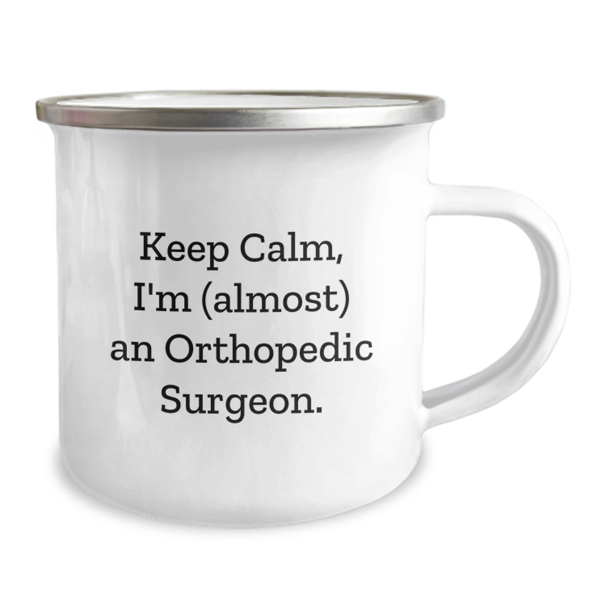 Funny Orthopedic Surgeon Gifts for Men - Keep Calm I'm (almost) An Orthopedic Surgeon Birthday Unique Gifts from Friends to Orthopedic Surgeon - Image 2