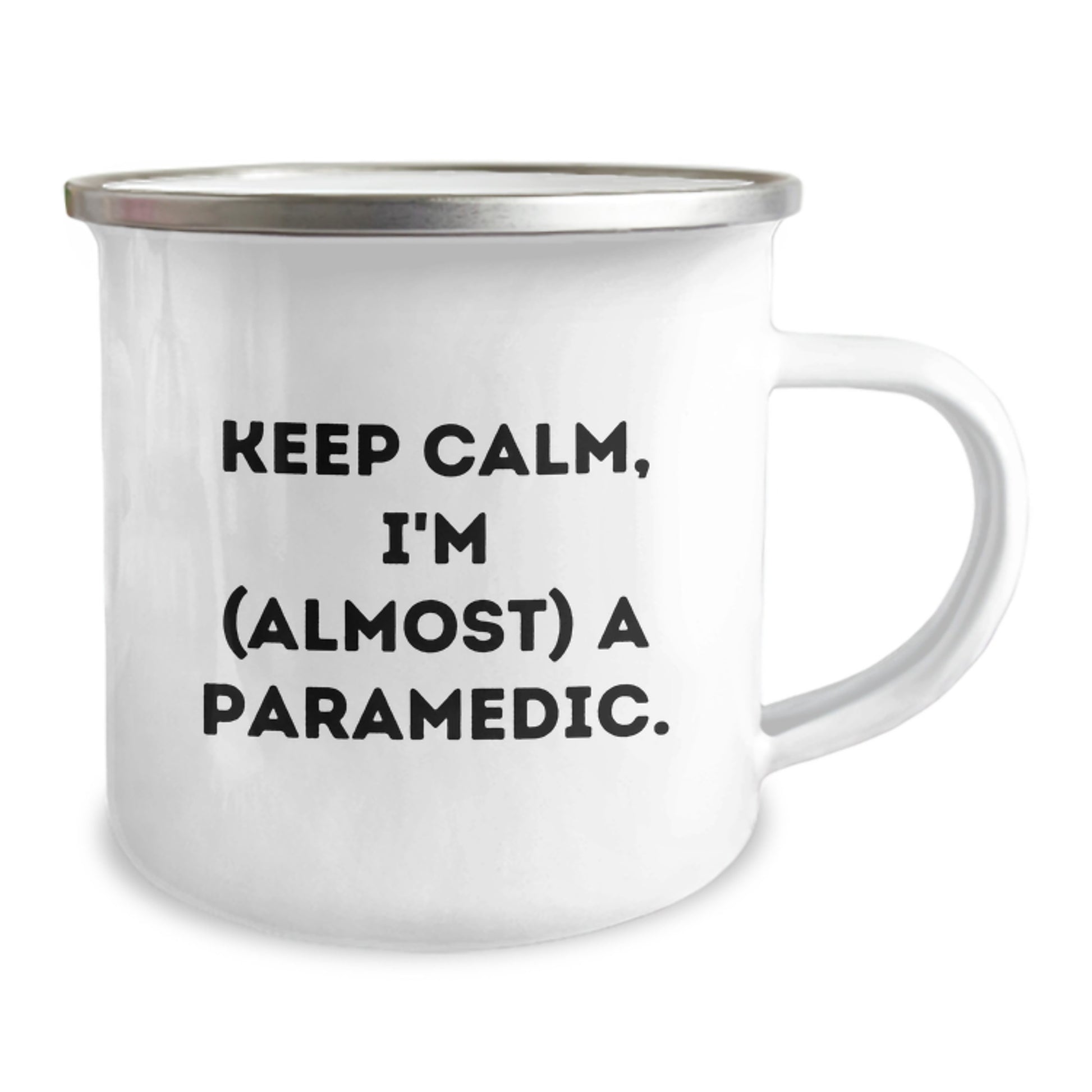 Funny Rescue Worker Gifts for Rescue Worker Men - Keep Calm I'm (almost) A Rescue Worker. Valentine's Camping Mug for Rescue Worker Friends, Coworkers, Family, Unique Gifts from Men, Women - Image 2