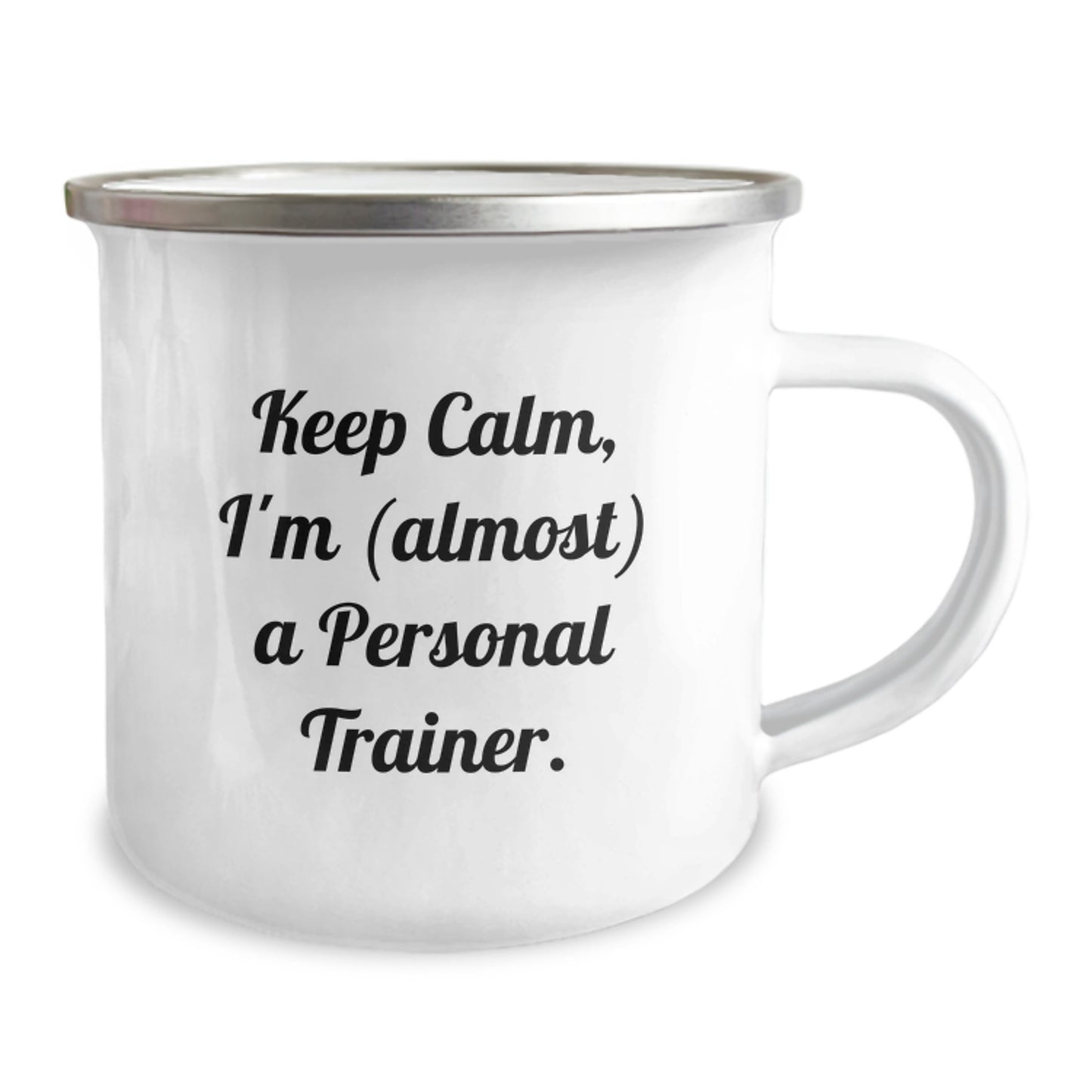 Funny Personal Trainer Gifts for Men - 'Keep Calm, I'm (almost) A Personal Trainer.' Birthday Unique Gifts from Friends - Image 2