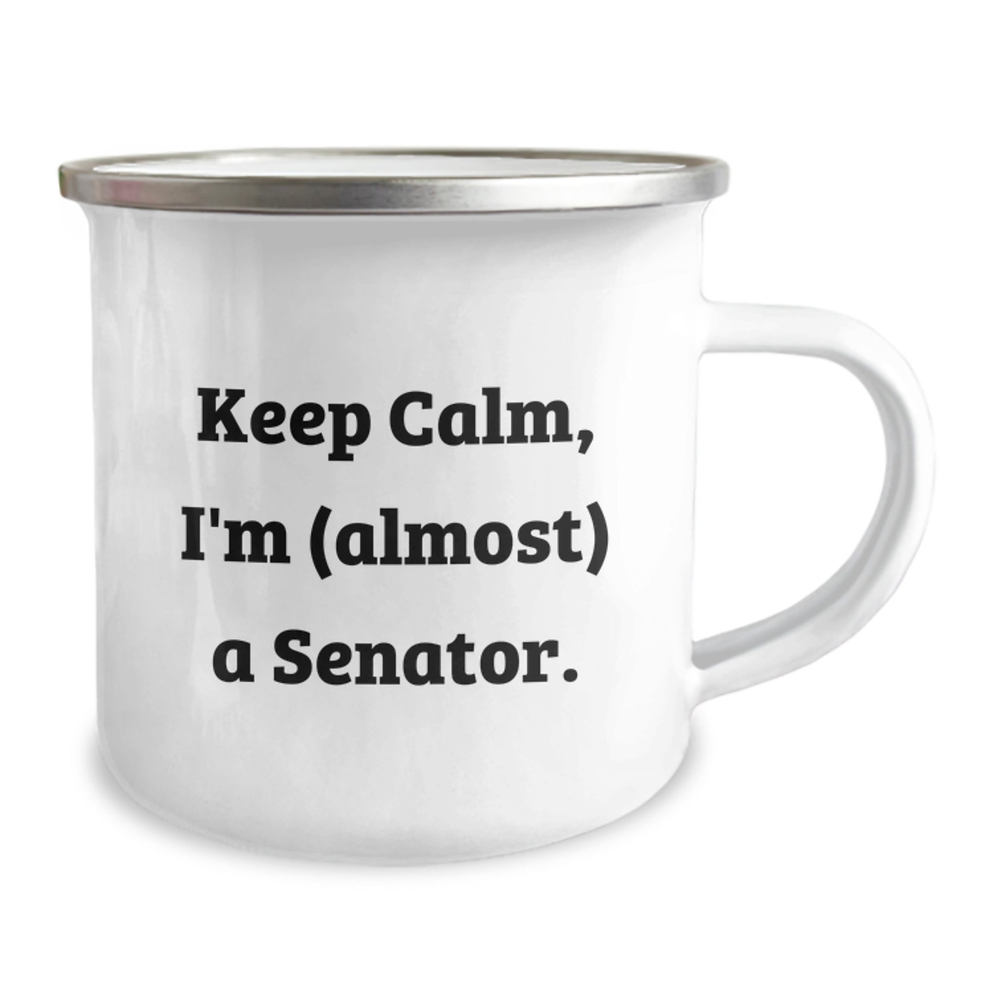 Funny Senator Gifts for Men, Keep Calm I'm Almost a Senator Birthday Unique Gifts from Friends, Senator Humor Camping Mugs for Senator Lovers - Image 2