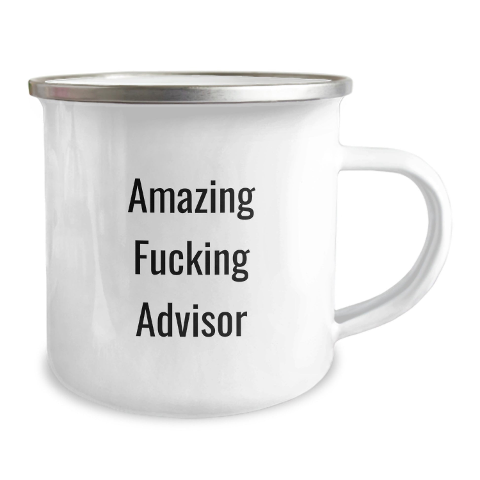 Funny Advisor Gifts from Men, Unique Camping Mug for Mother's Day, Amazing F--king Advisor Quote - Image 2