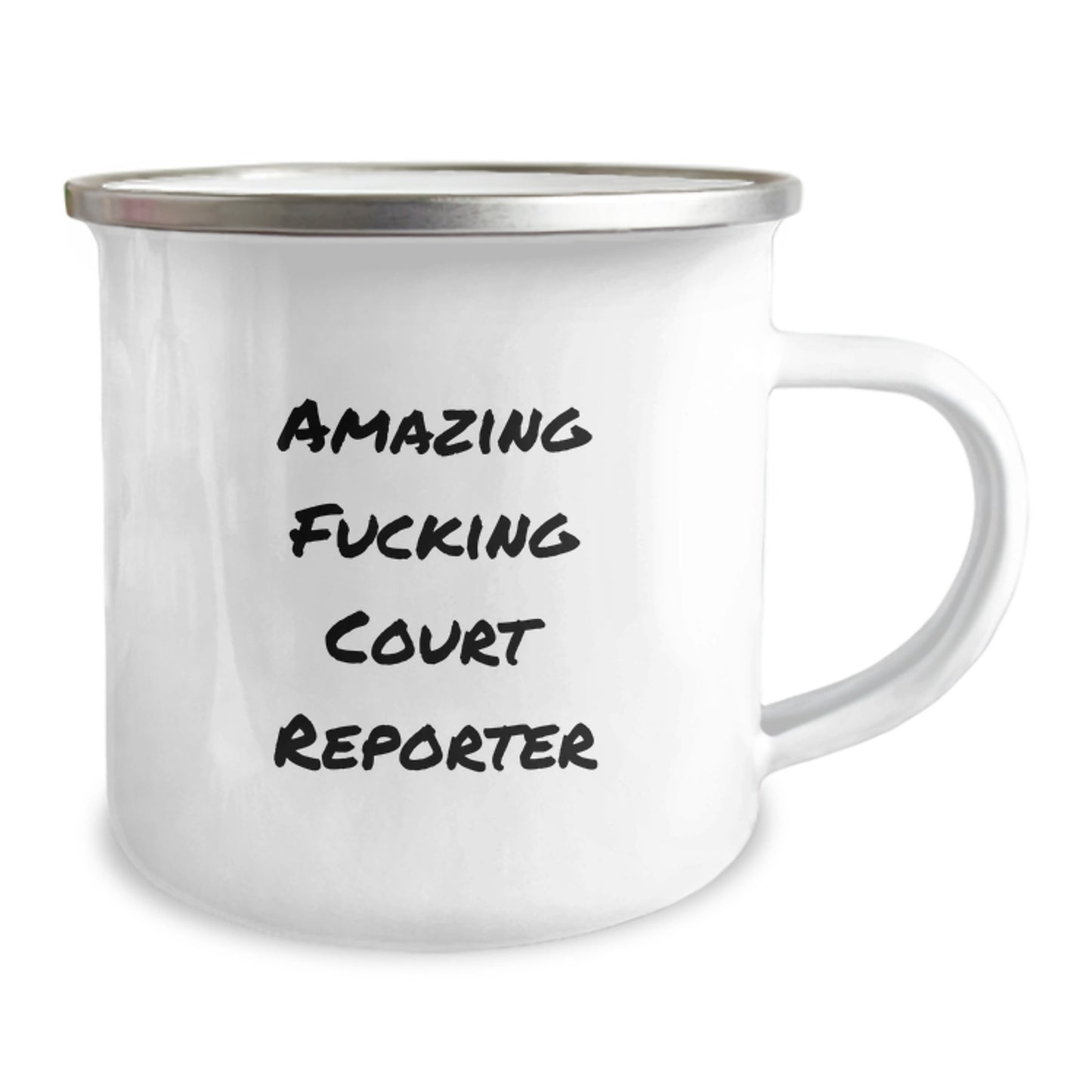 Funny Court Reporter Gifts for Men, Birthday Unique Mugs with Amazing Quote, Camping Mug for Court Reporter Friends - Image 2