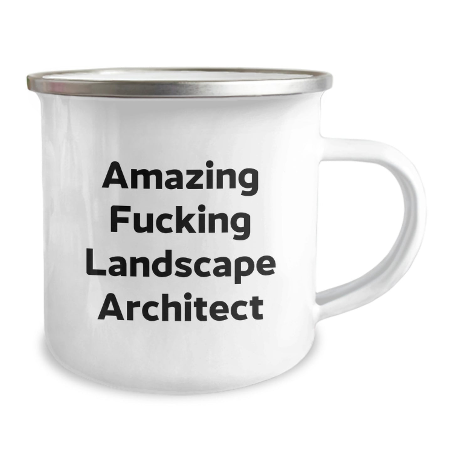 Funny Landscape Architect Gifts for Mom, 'Amazing F--king Landscape Architect', Unique Camping Mug for Camping Enthusiasts, Gifts from Men to Friends - Image 2