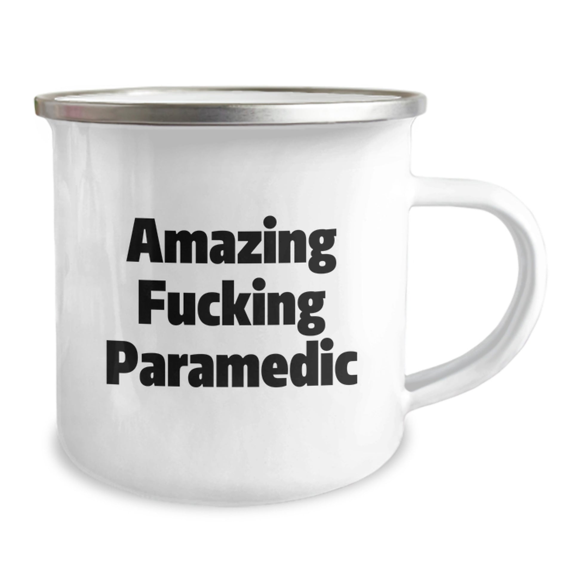 Funny Rescue Worker Gifts from Men to Rescue Worker on Valentine's Unique Camping Mug - Amazing F--king Rescue Worker Quote for Rescue Worker Enthusiast - Image 2