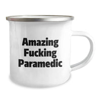 Load image into Gallery viewer, Funny Rescue Worker Gifts from Men to Rescue Worker on Valentine's Unique Camping Mug - Amazing F--king Rescue Worker Quote for Rescue Worker Enthusiast - Image 2
