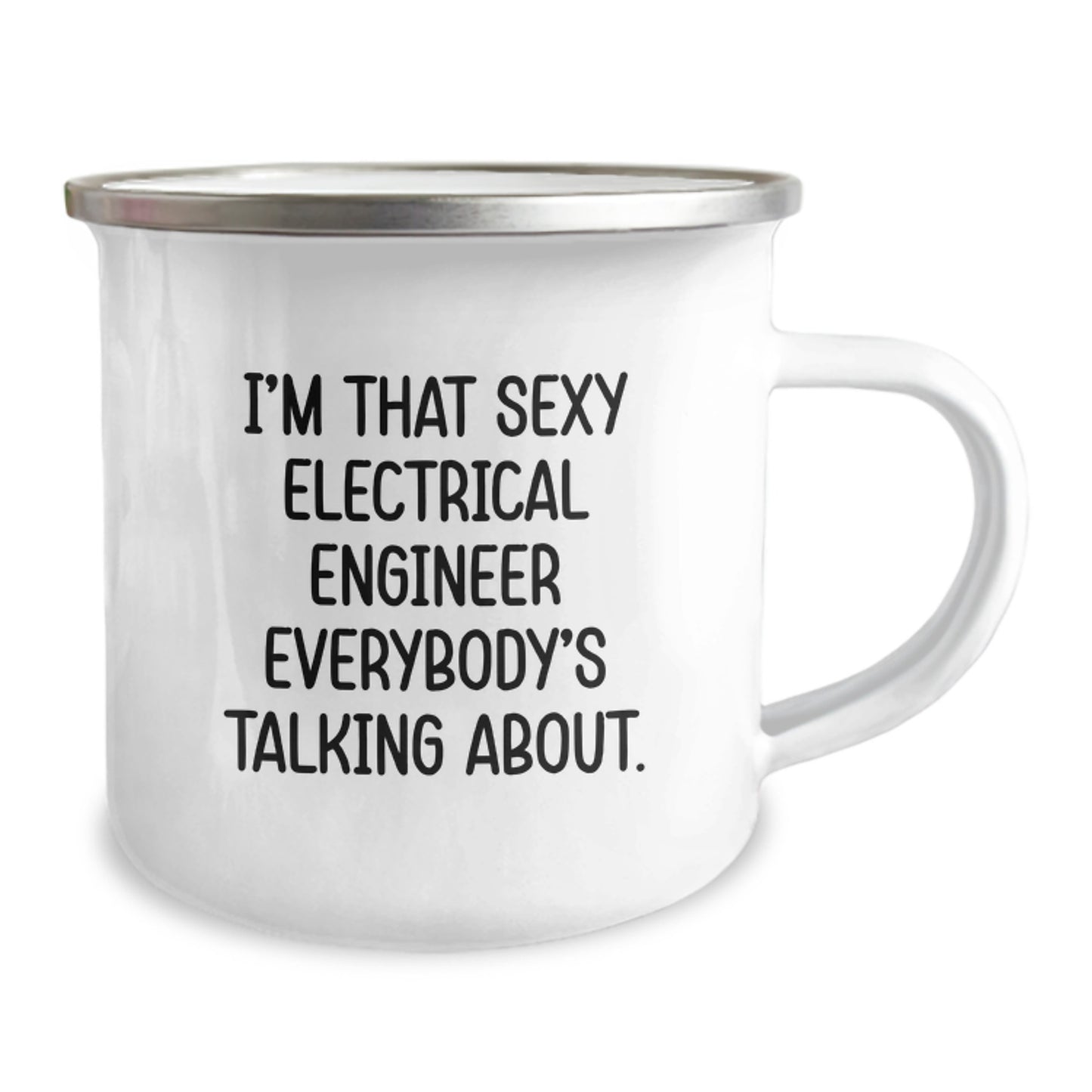 Funny Electrical Engineer Gifts for Mom - Mother's Day Unique Mug from Her Sexy Son - 'I'm That Sexy Electrical Engineer Everybody's Talking About' - Image 2
