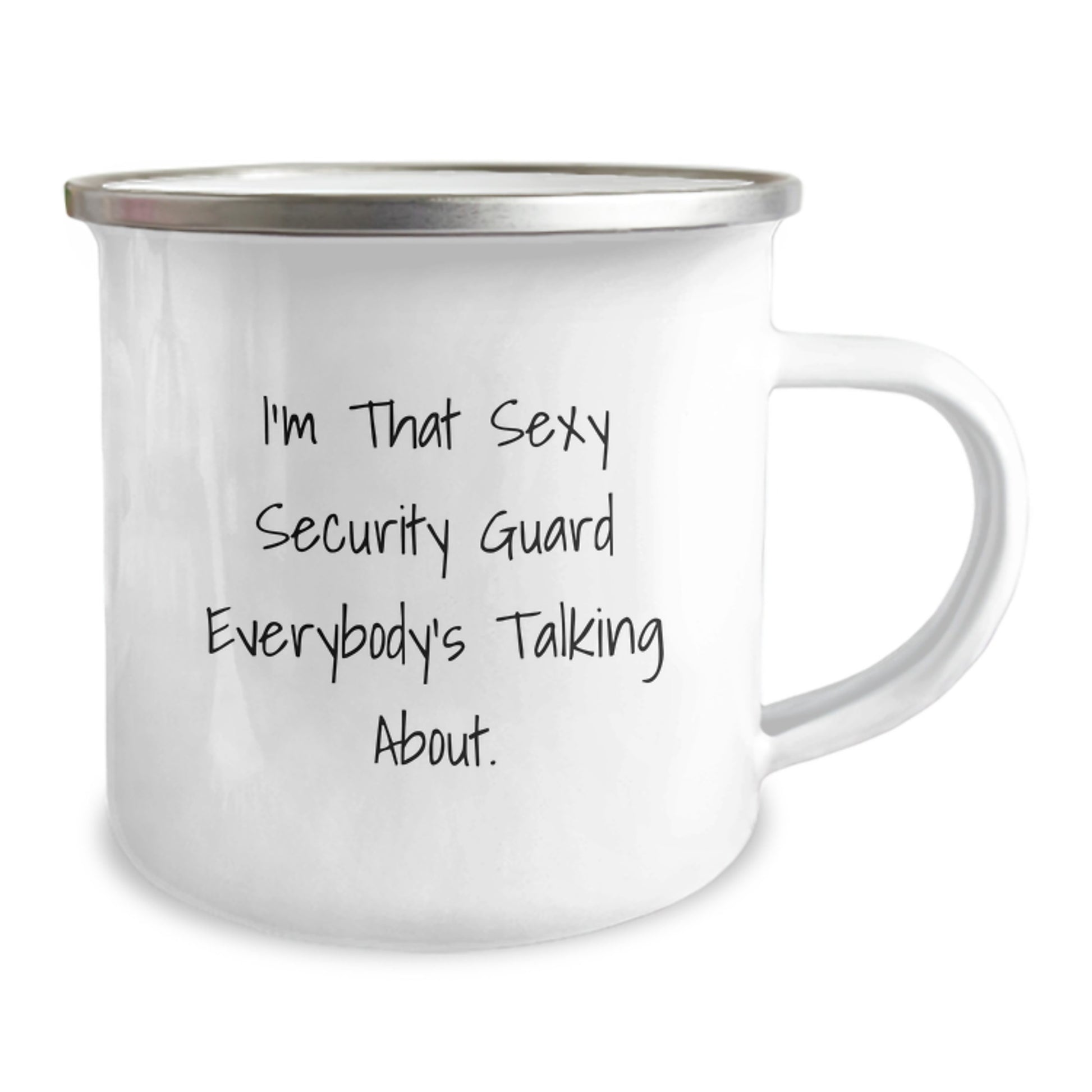 Funny Security Guard Gifts from Men Friends for Security Guard Birthday Unique Gifts - I'm That Sexy Security Guard Everybody's Talking About. Security Guard Camping Mug - Image 2