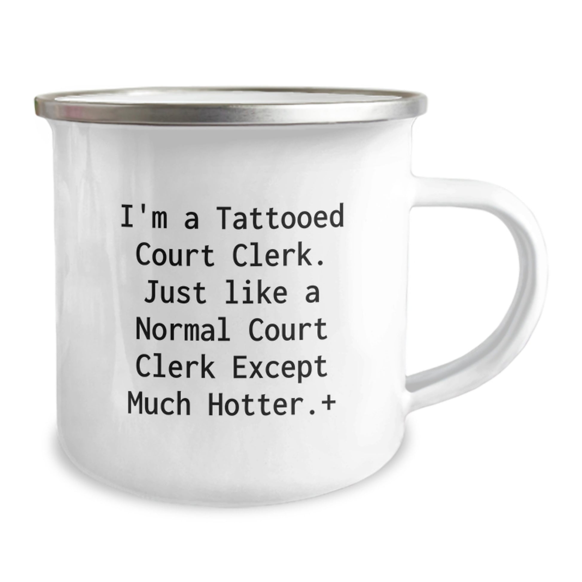 Funny Court Clerk Gifts for Men - Camping Mug, Unique Valentine's Unique Gifts from Friends to Court Clerks - Image 2