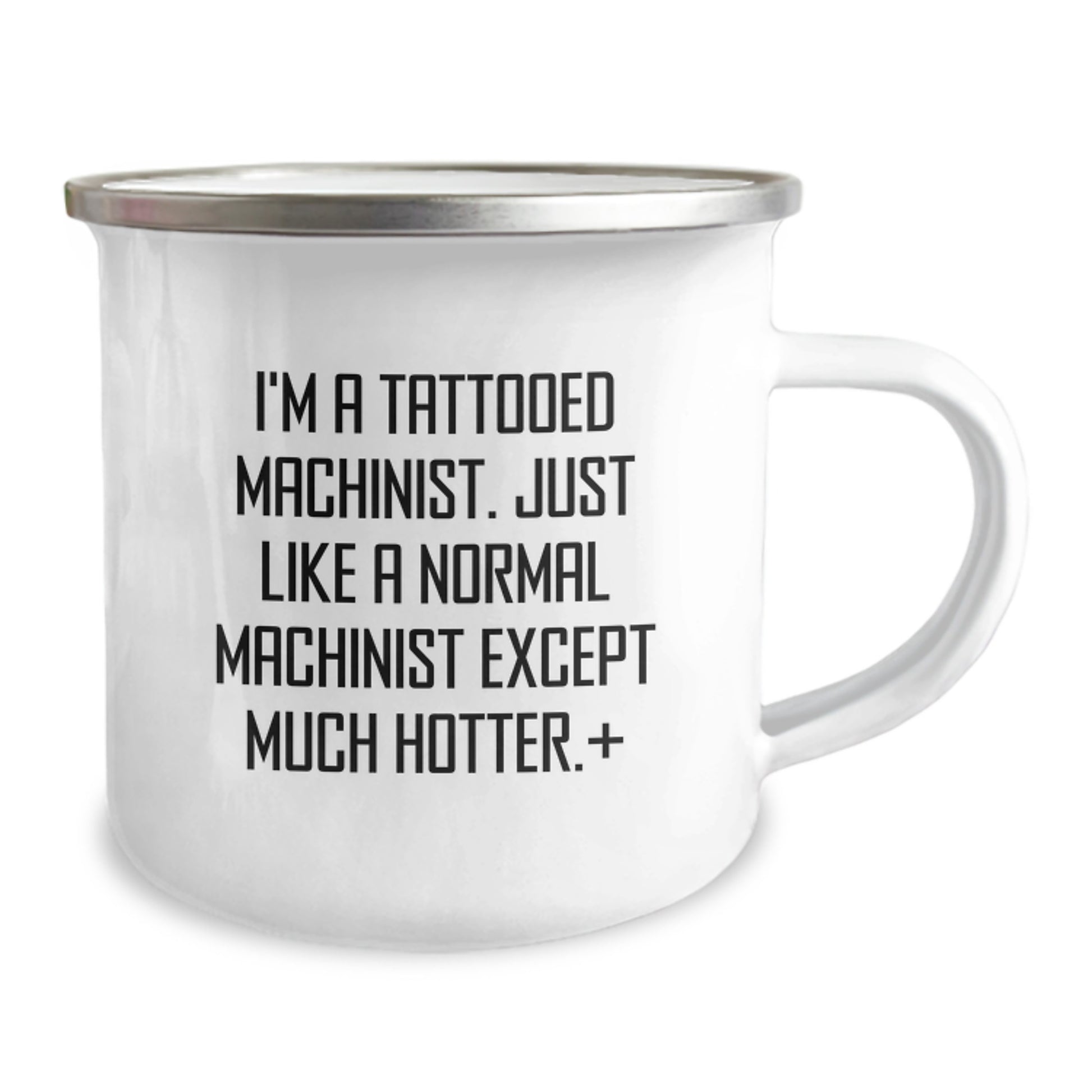 Funny Machinist Gifts for Men - Tattooed Machinist Camping Mug - Unique Mother's Day Unique Gifts from Men to Machinist Friends - Image 2