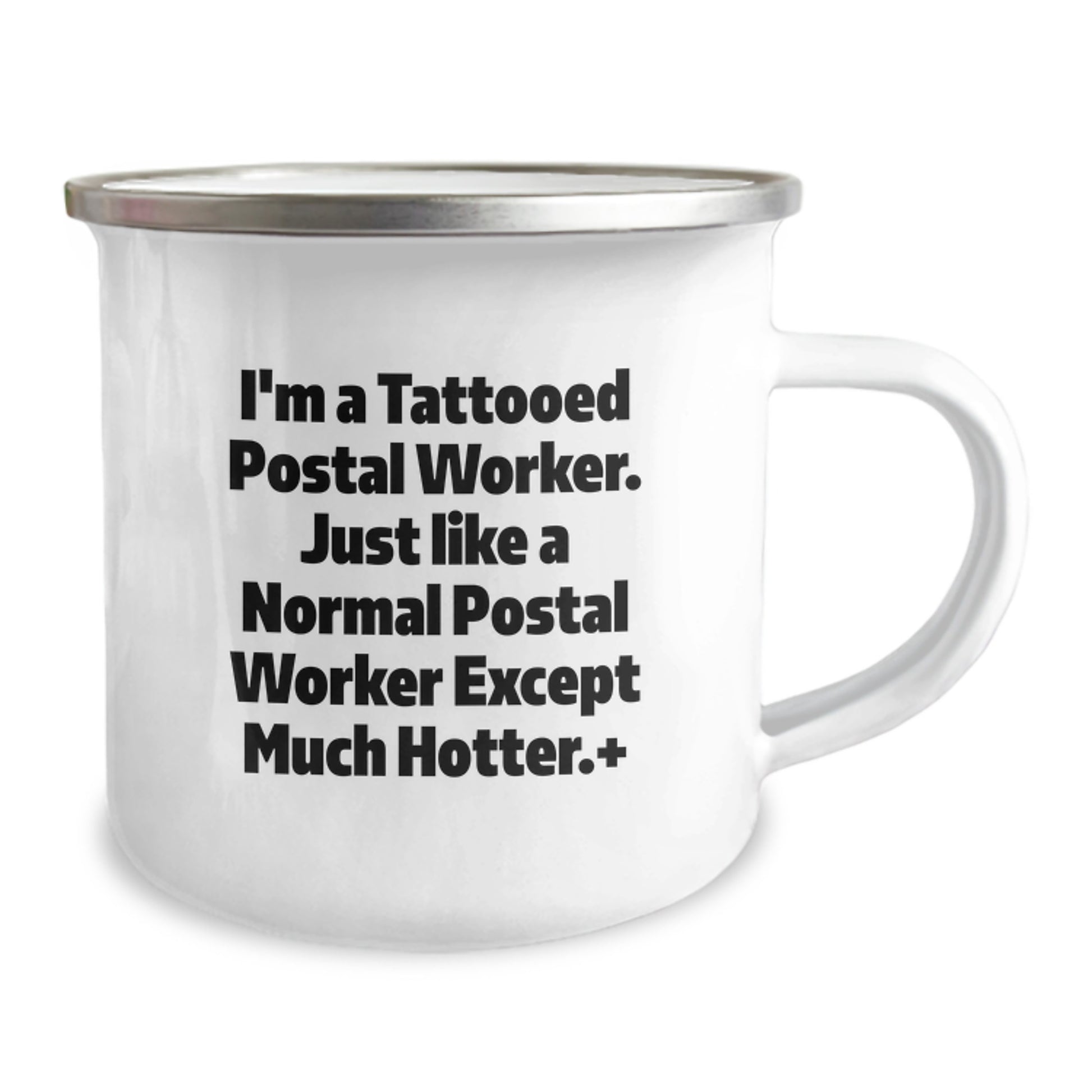 Funny Gifts from Men to Postal Worker Mom - I'm A Tattooed Postal Worker Camping Mug - Perfect for Mother's Day Unique Gifts - Image 2