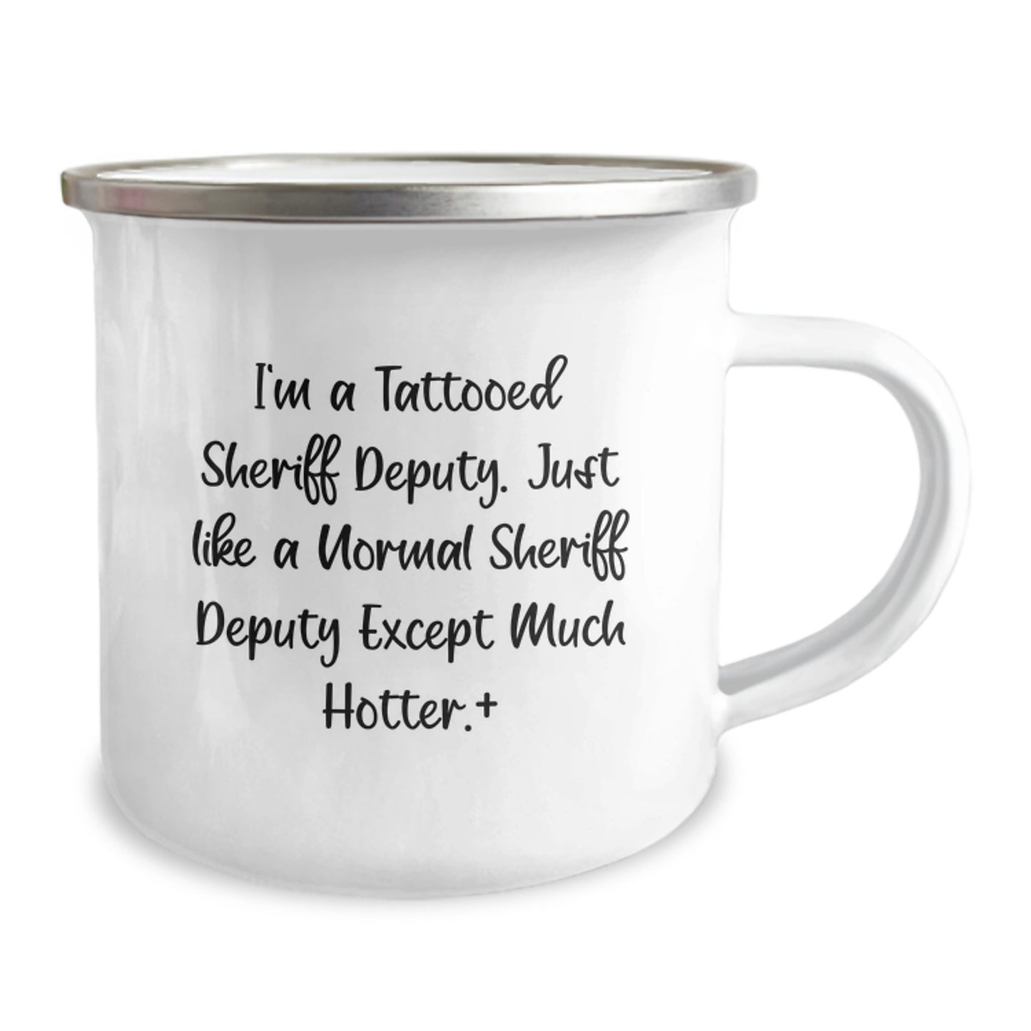 Funny Camping Mug for Sheriff Deputy Lover, Perfect Birthday Unique Gifts from Friends, Sheriff Deputy Gifts for Men, Hot Sheriff Deputy Humor - Image 2