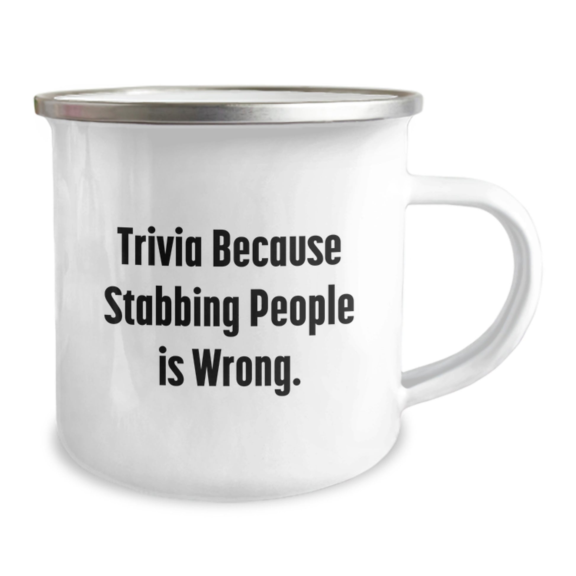 Funny Trivia Camping Mug Gifts for Trivia Lovers from Friends, Unique Valentine's Unique Gifts for Men - Image 2