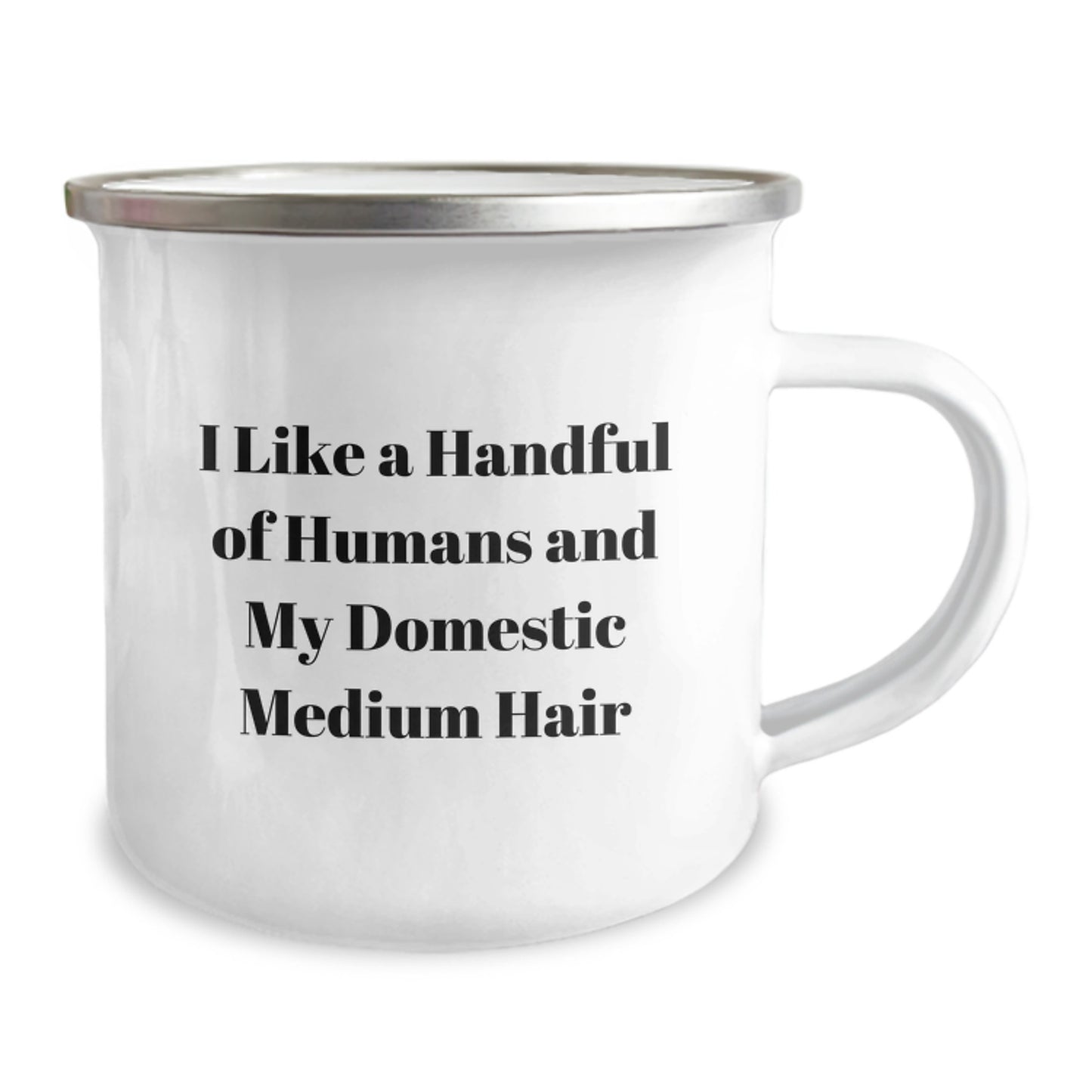 Funny Domestic Medium Hair Cat Camping Mug Gifts for Her from Men on Mother's Day - Image 2